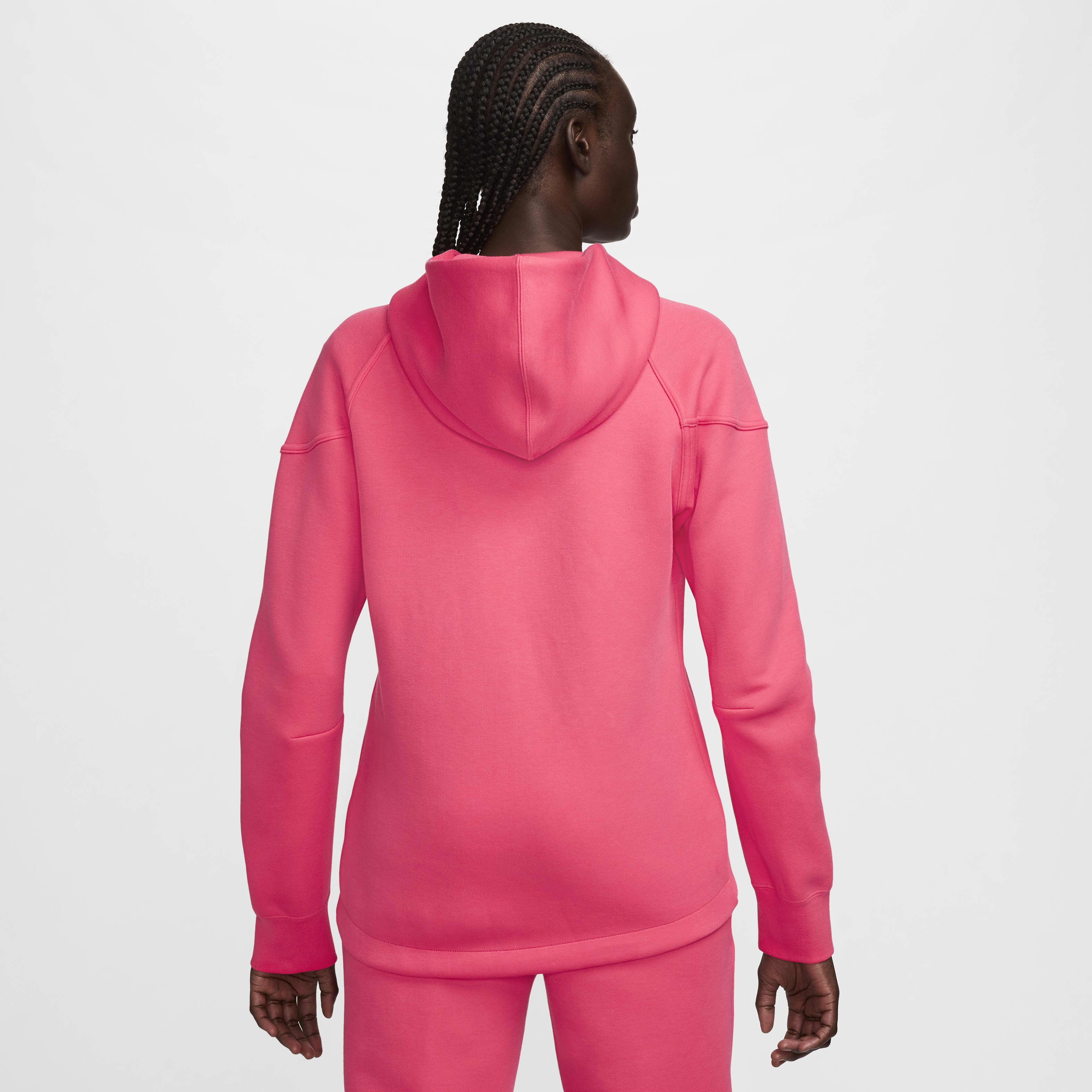 Buy Nike Sportswear Tech Fleece Windrunner Women s Full Zip Hoodie Aster Pink Black Nike Kuwait Official