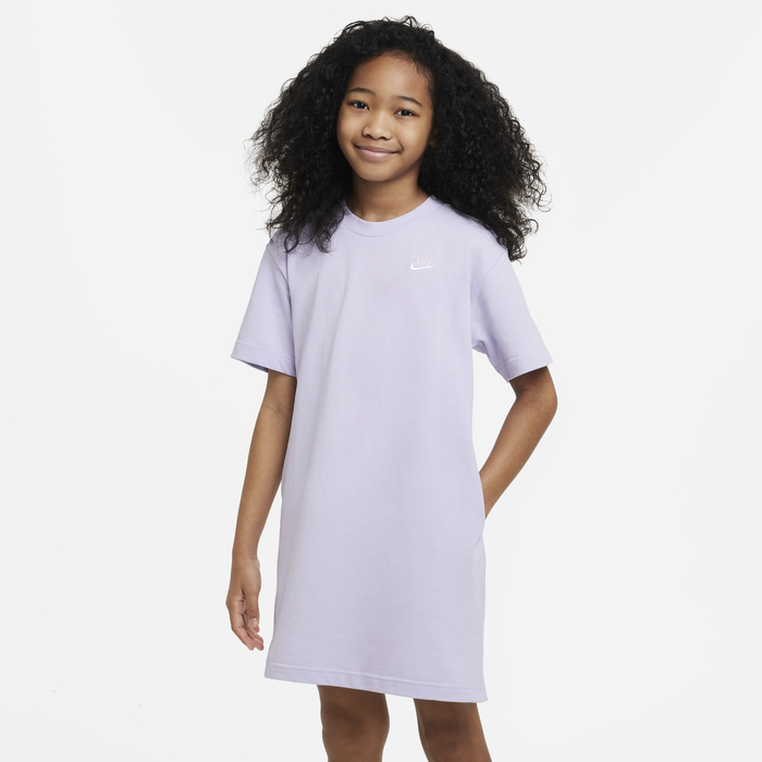 Buy Nike Sportswear Older Kids' (Girls') T-Shirt Dress - Oxygen Purple/White @ Nike Kuwait Buy Nike Sportswear Older Kids' (Girls') T-Shirt Dress - Oxygen Purple/White @ Nike Kuwait