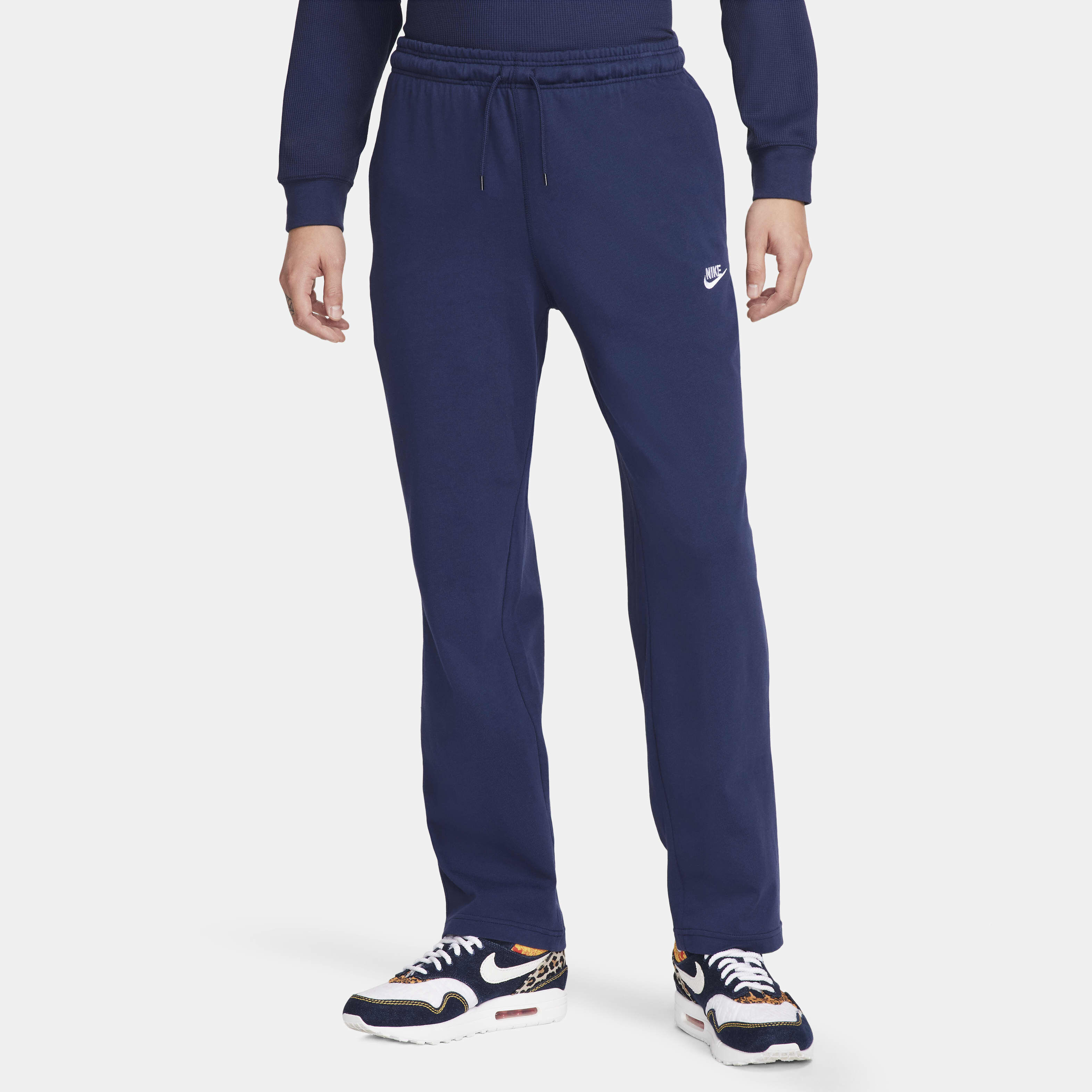 Buy Nike Sportswear Club Men s Knit Open Hem Trousers Nike Kuwait Official