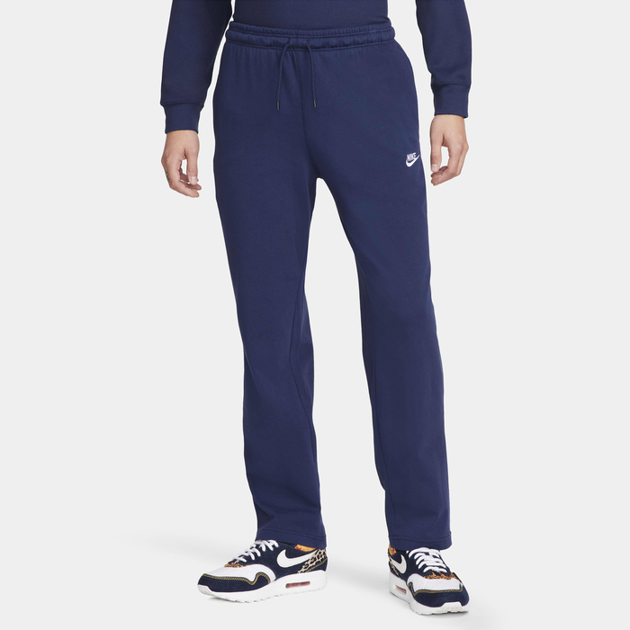 Buy Nike Sportswear Club Men's Knit Open-Hem Trousers Midnight