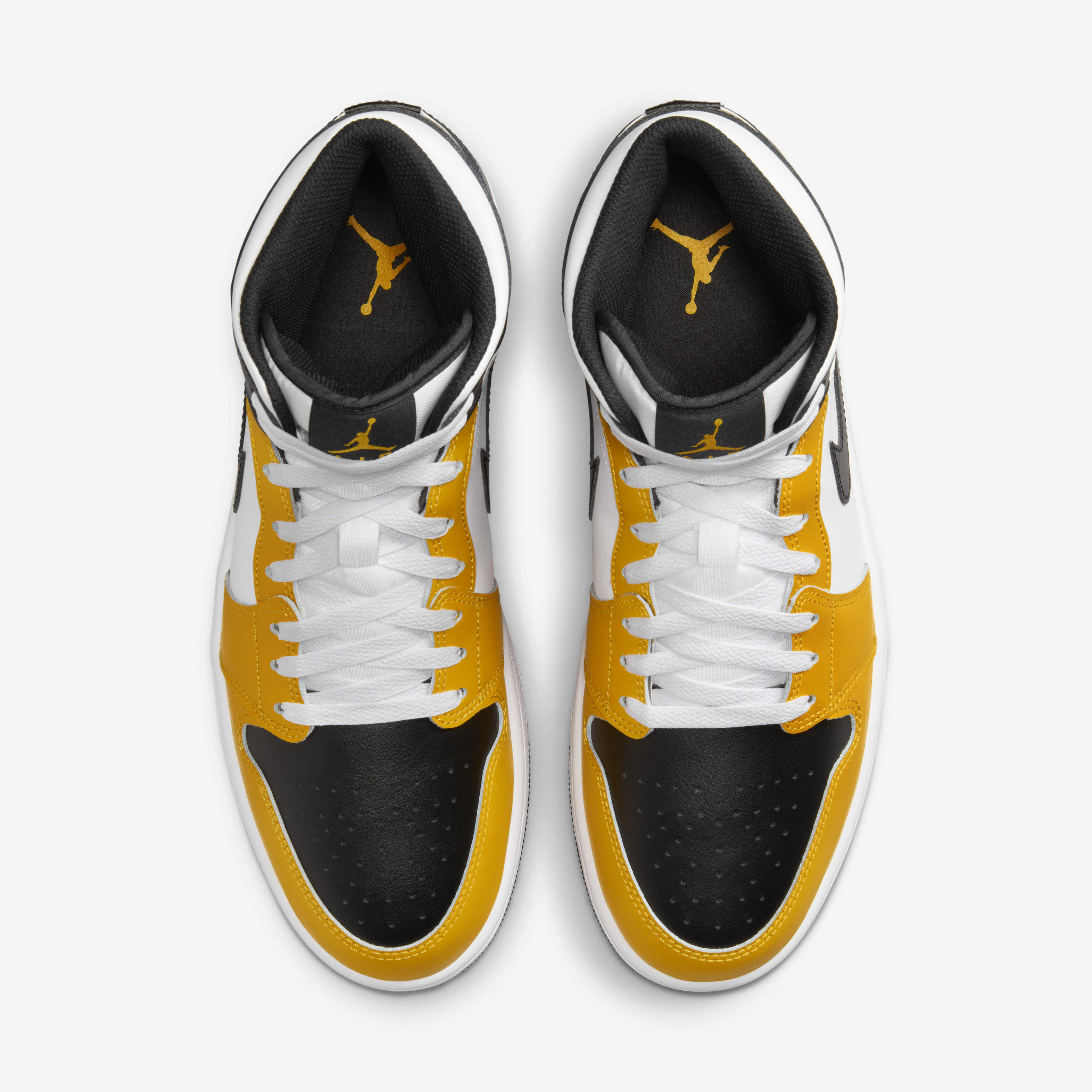 Buy Air Jordan 1 Mid Men's Shoes - Yellow Ochre/White/Yellow Ochre