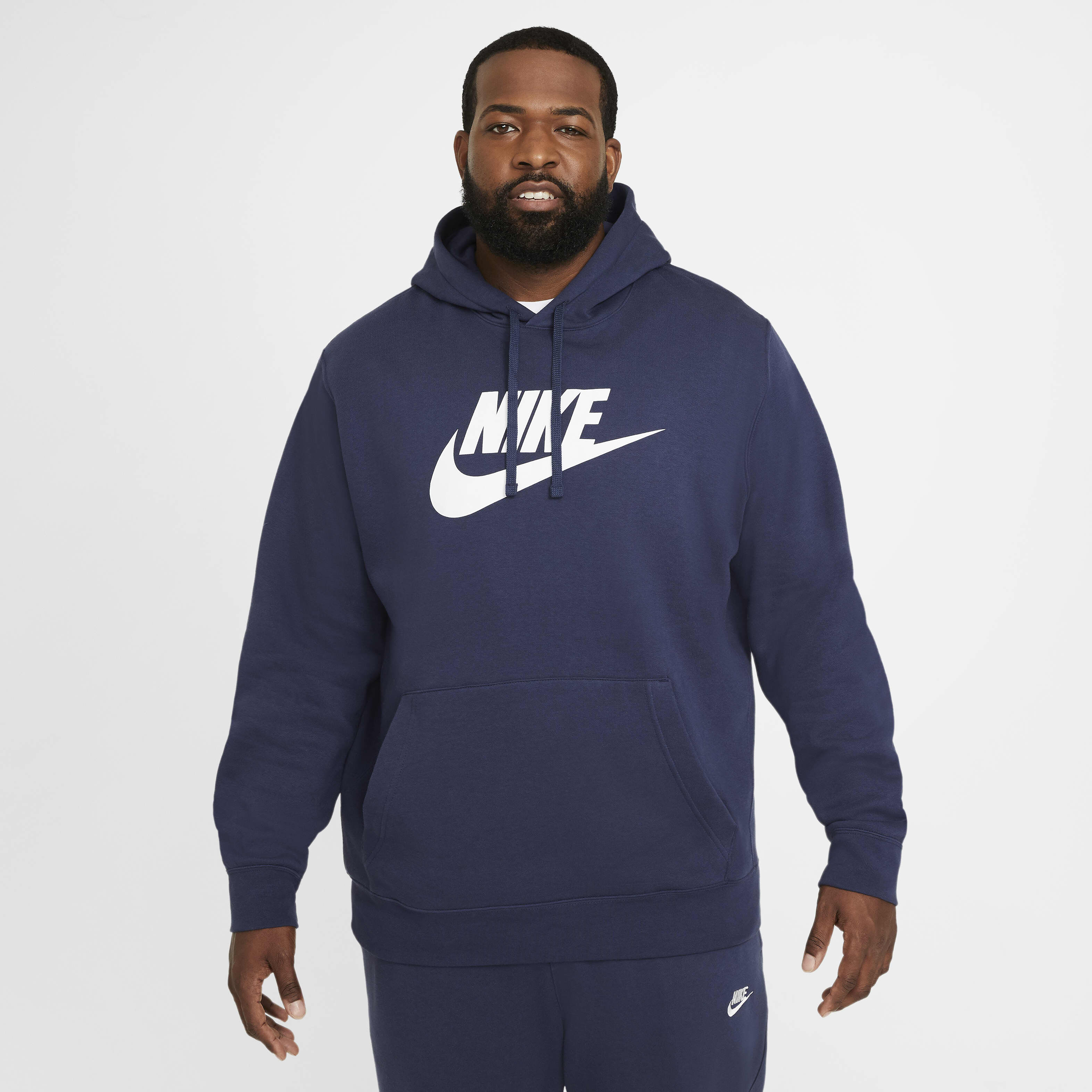 Nike sportswear club fleece men's graphic pullover hoodie 2025