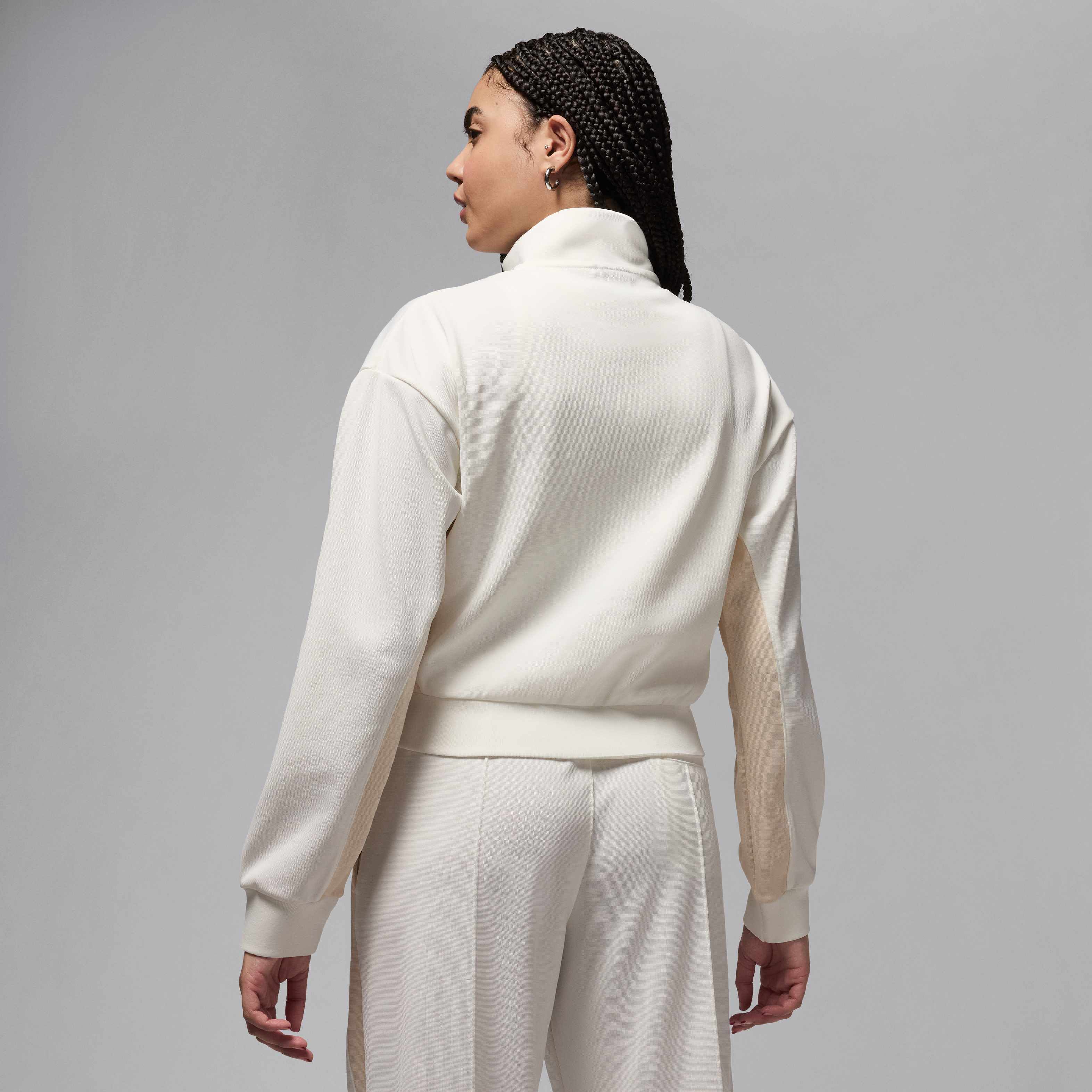 Buy Jordan Women's Knit Jacket - Sail/Legend Light Brown Buy Jordan Women's Knit Jacket - Sail/Legend Light Brown