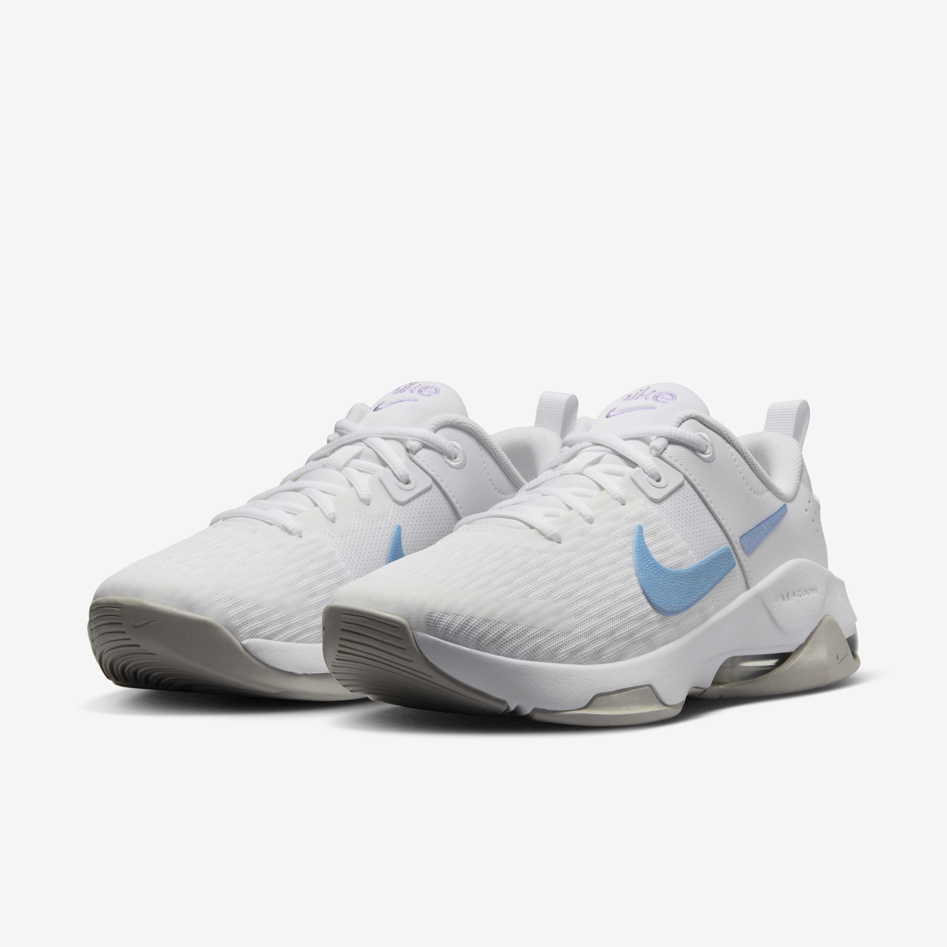Buy Nike Zoom Bella 6 Women s Workout Shoes White Light Iron Ore Lilac Bloom Light Armoury Blue Nike Kuwait Official