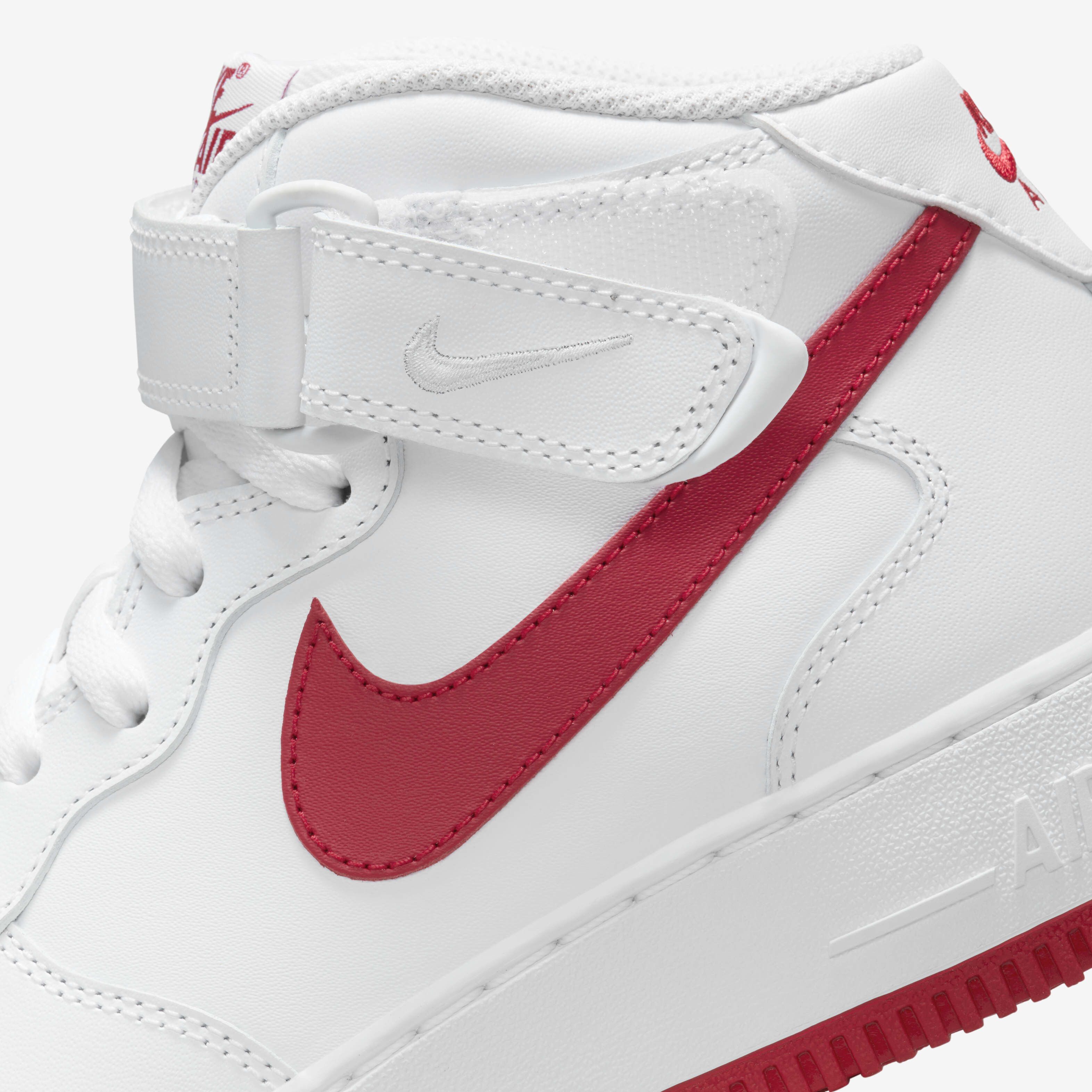 Nike air force 1 white red high new arrivals