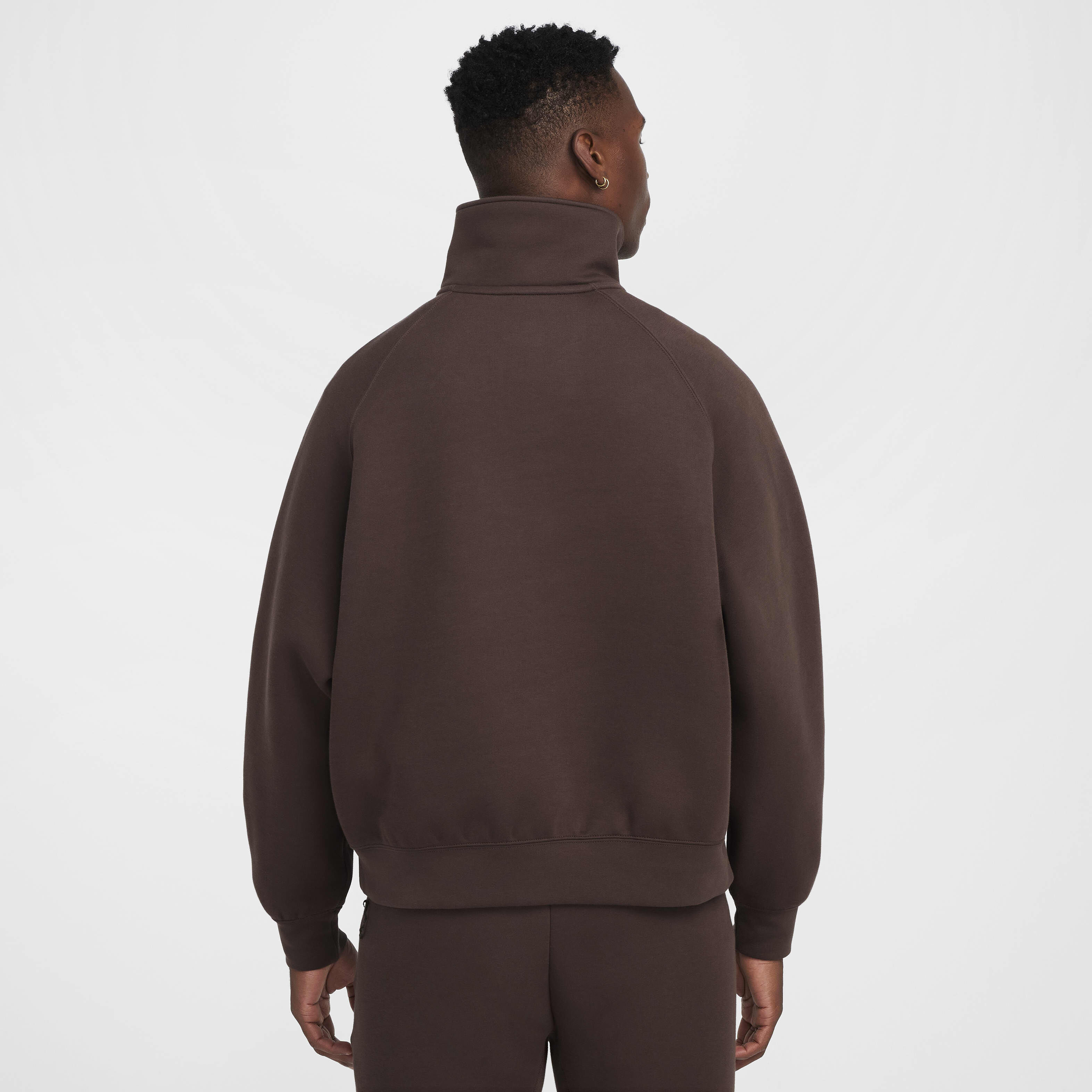 Buy Nike Tech Men's Fleece Half-Zip Top - Baroque Brown