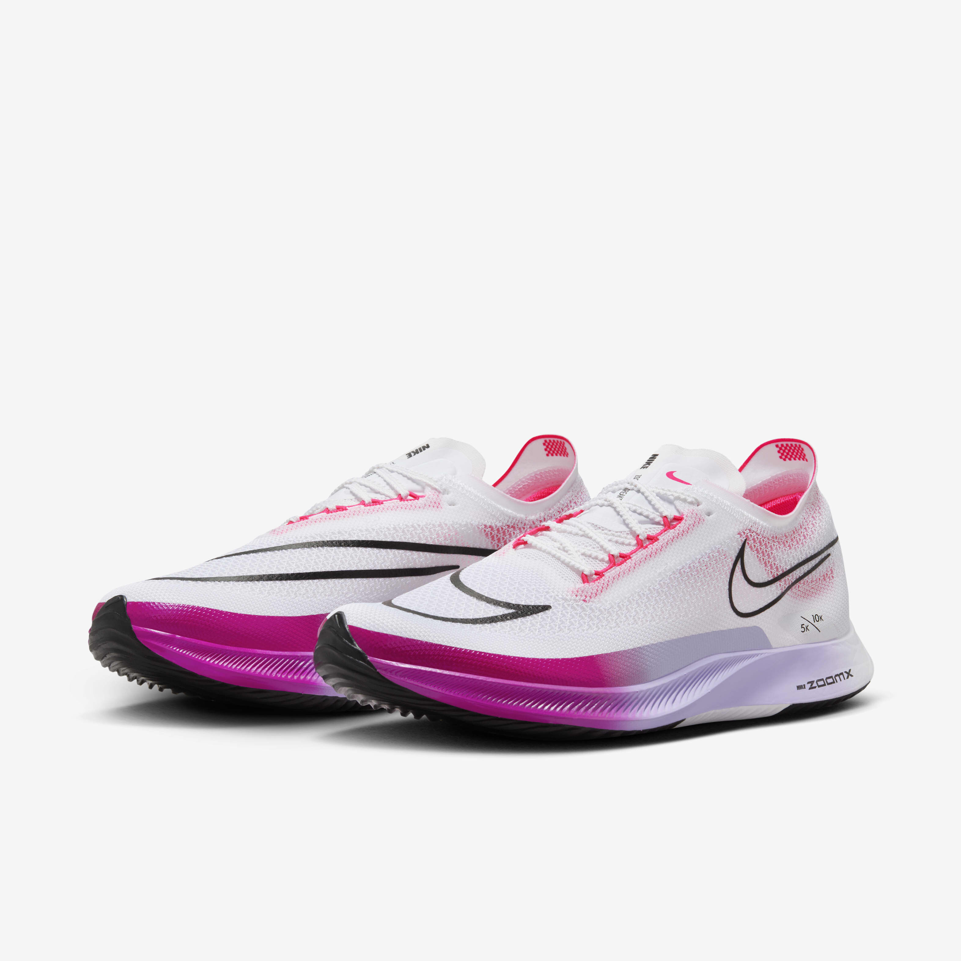 Buy Nike Streakfly Road Racing Shoes White Vivid Grape Purple Agate Black Nike Kuwait Official