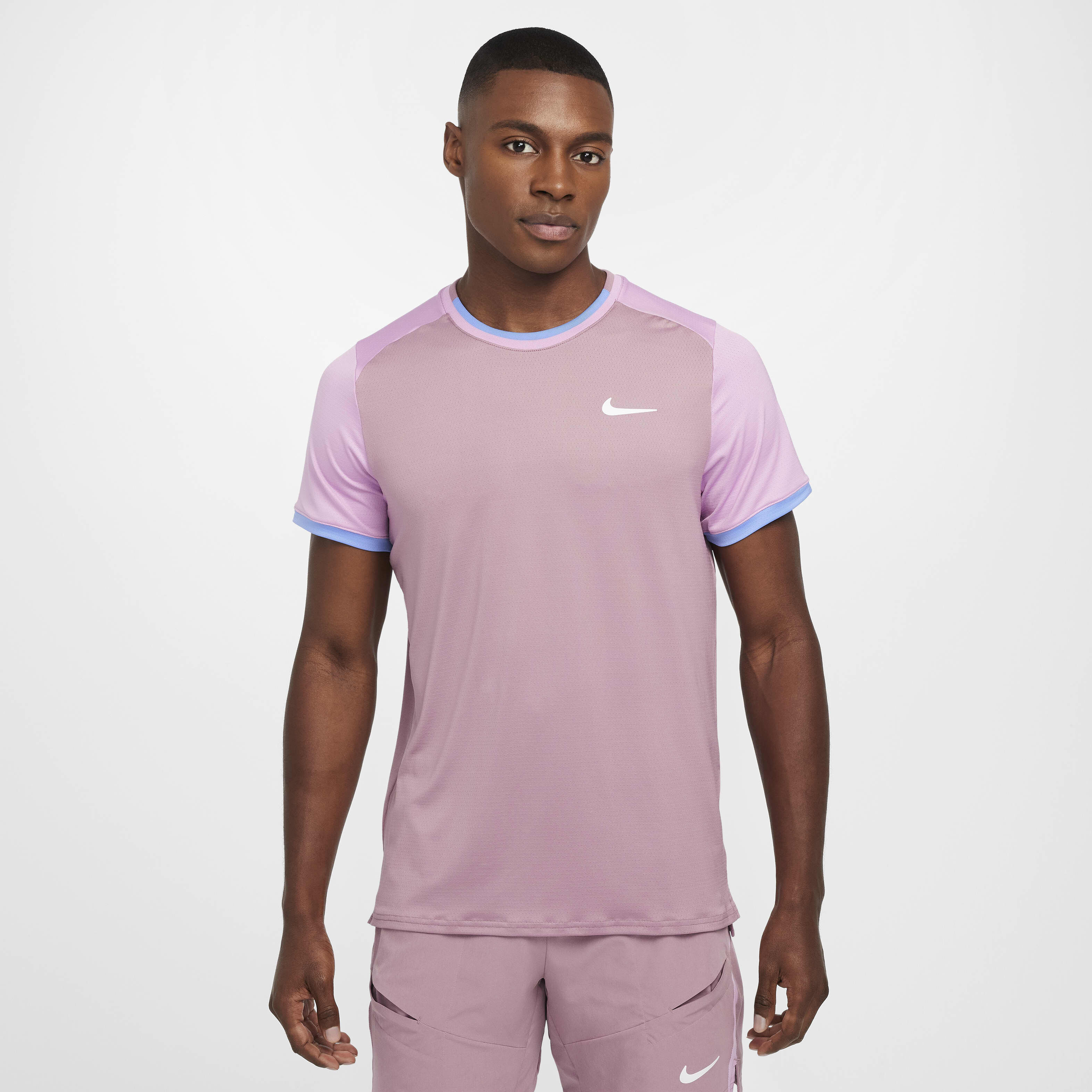 Buy NikeCourt Advantage Men's Top Plum Dust/Beyond Pink/Royal