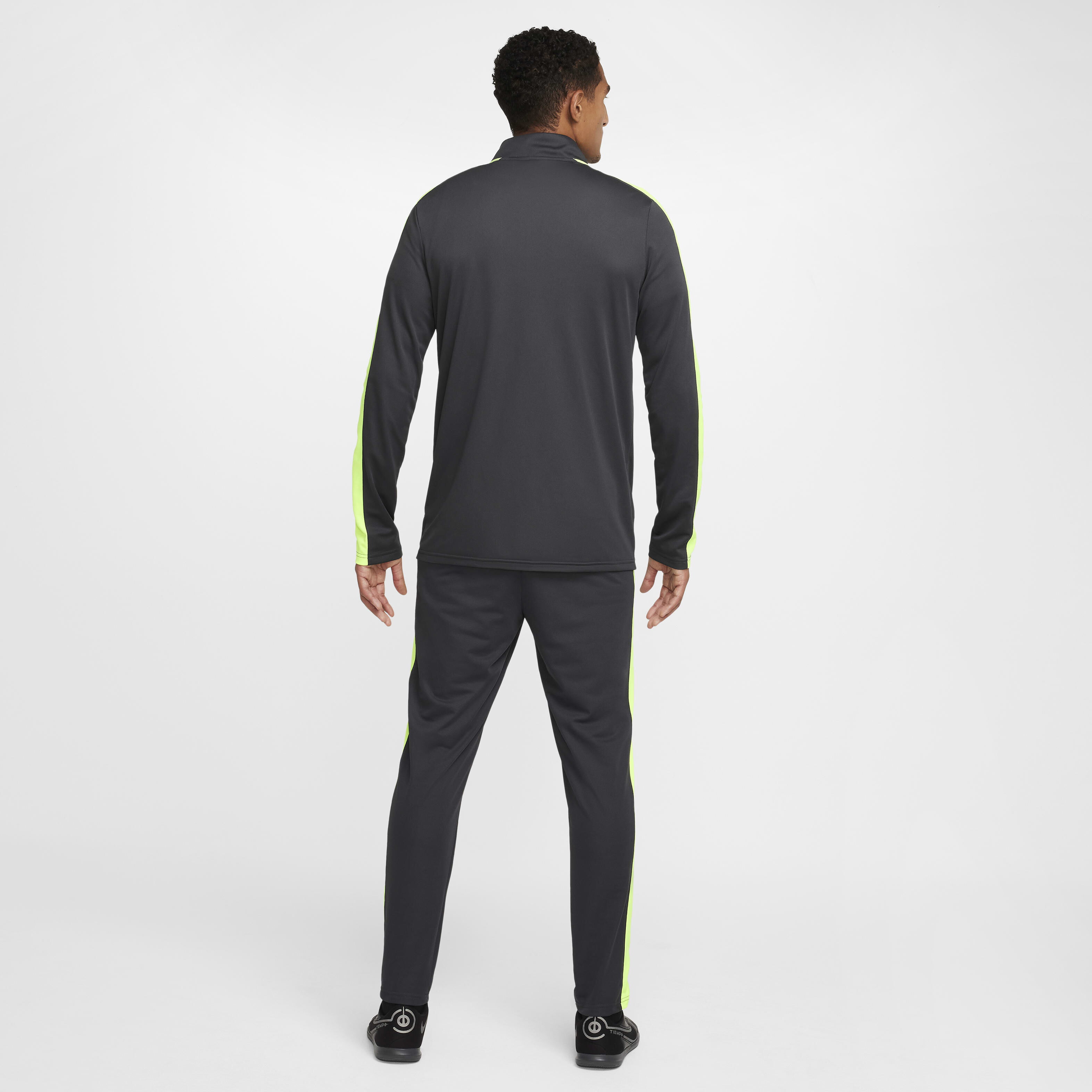 Men's nike dri fit tracksuit grey deals