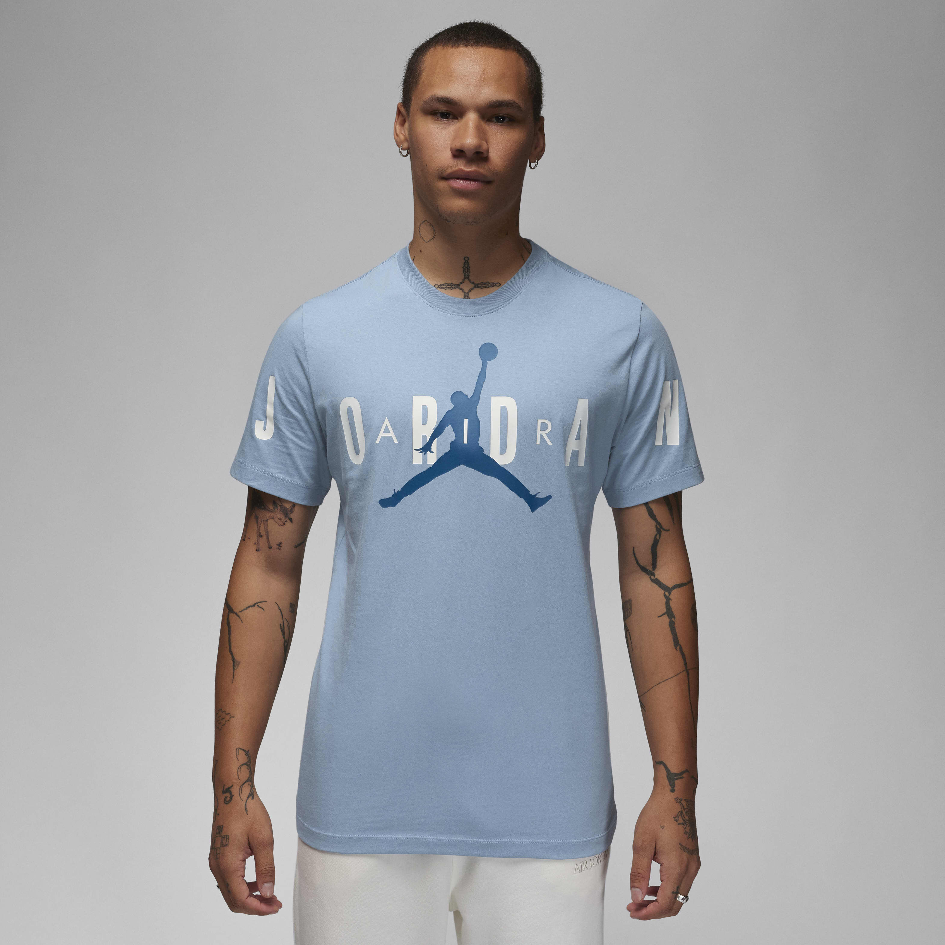 powder blue jordan shirts