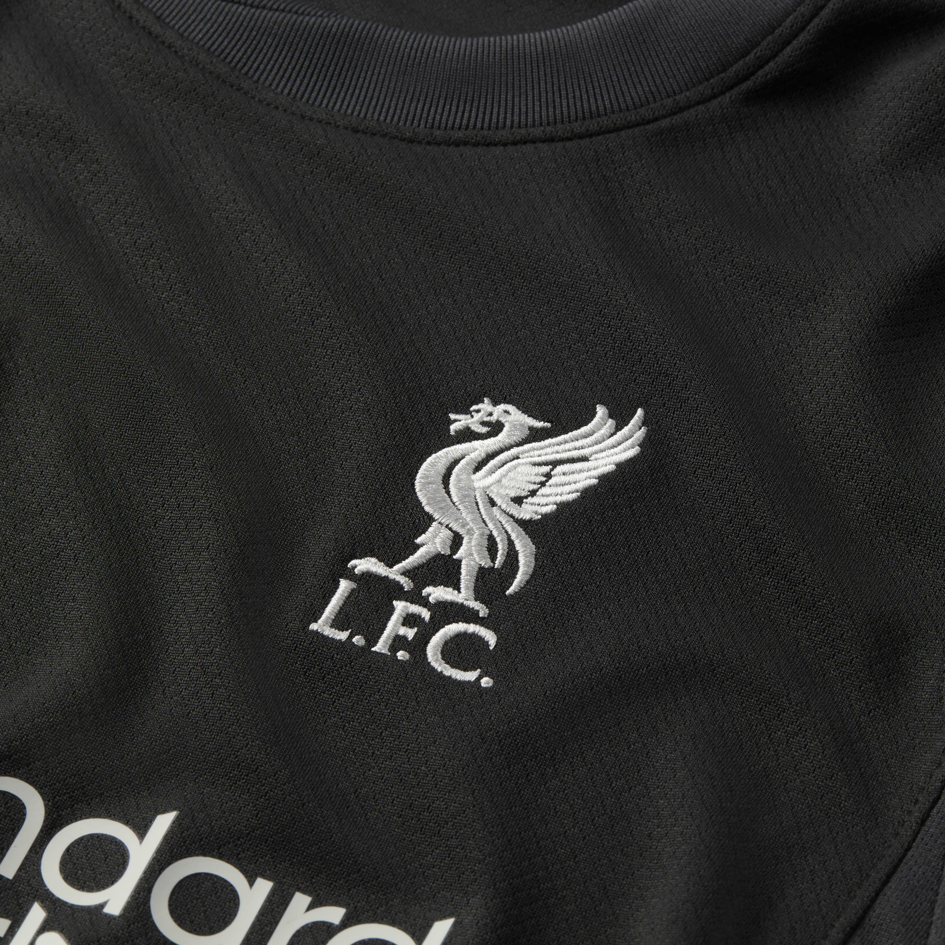 Buy Liverpool F.C. 2024/25 Stadium Away Older Kids' Nike Dri-FIT Football  Replica Shirt - Black/Anthracite/Washed Teal/Sail | Nike Kuwait Official