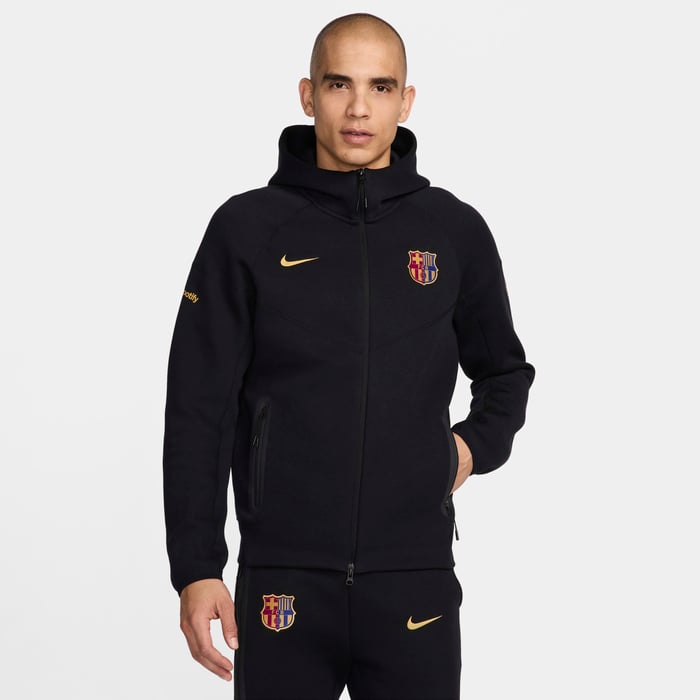 Buy Barcelona Tech Fleece Windrunner Men's Nike Football Full