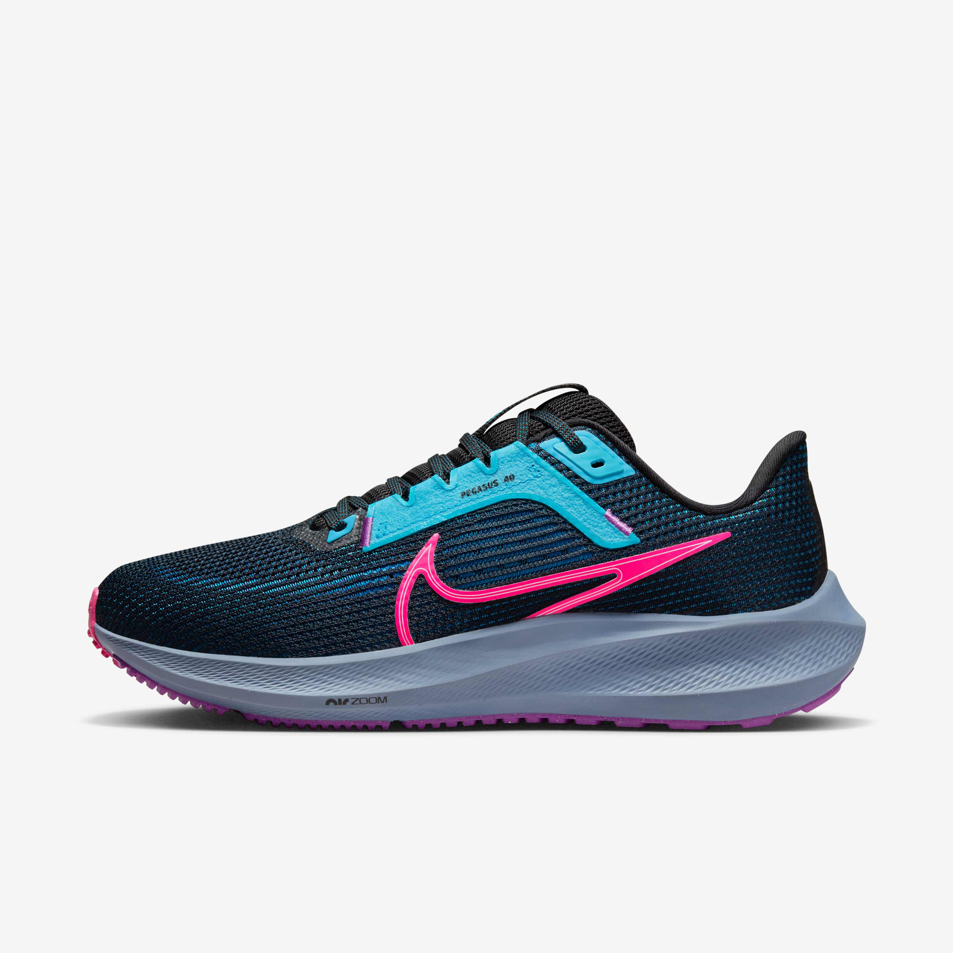 blue and pink nike sneakers