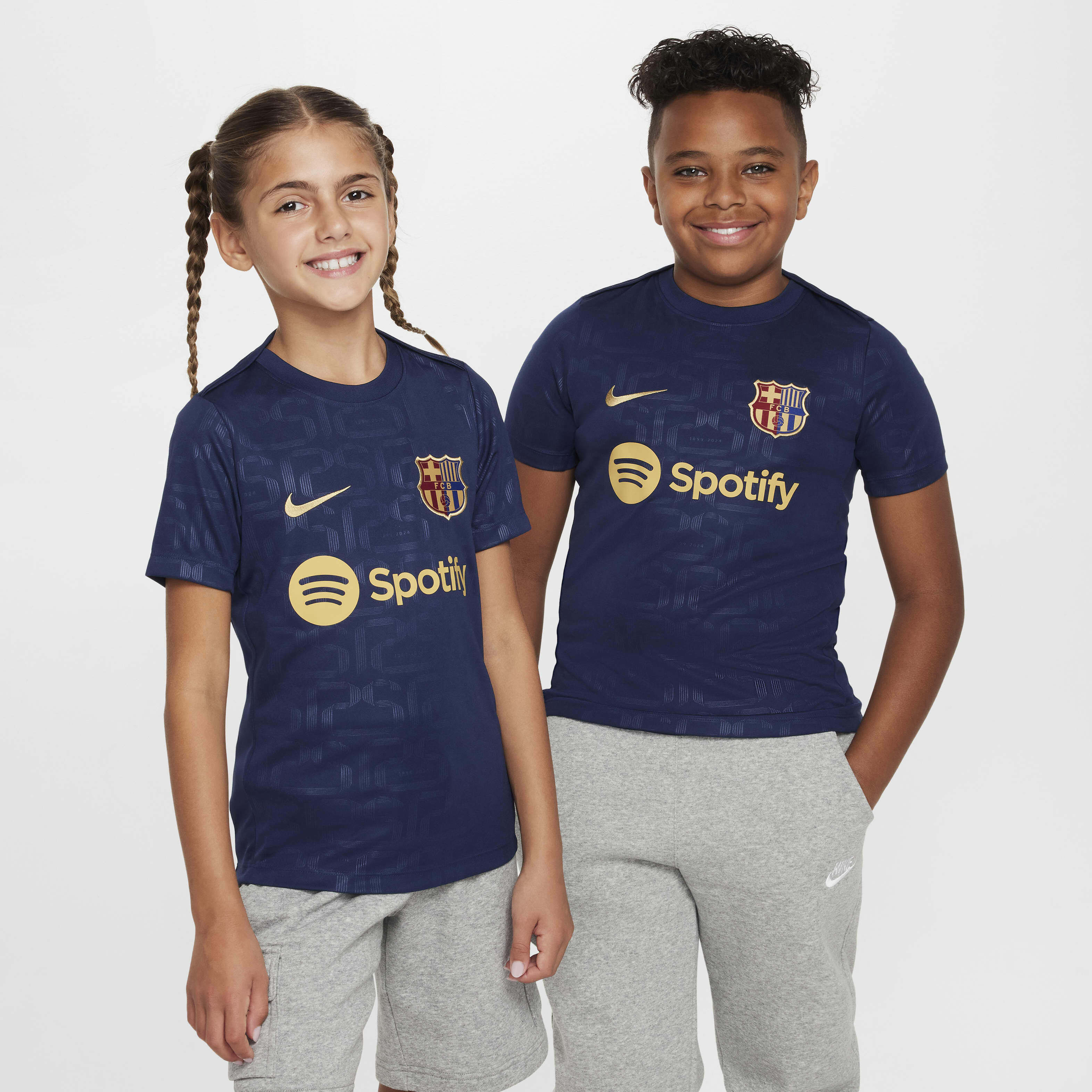 Buy F.C. Barcelona Academy Pro Home Older Kids Nike Dri FIT Football Pre Match Short Sleeve Top Nike Kuwait Official