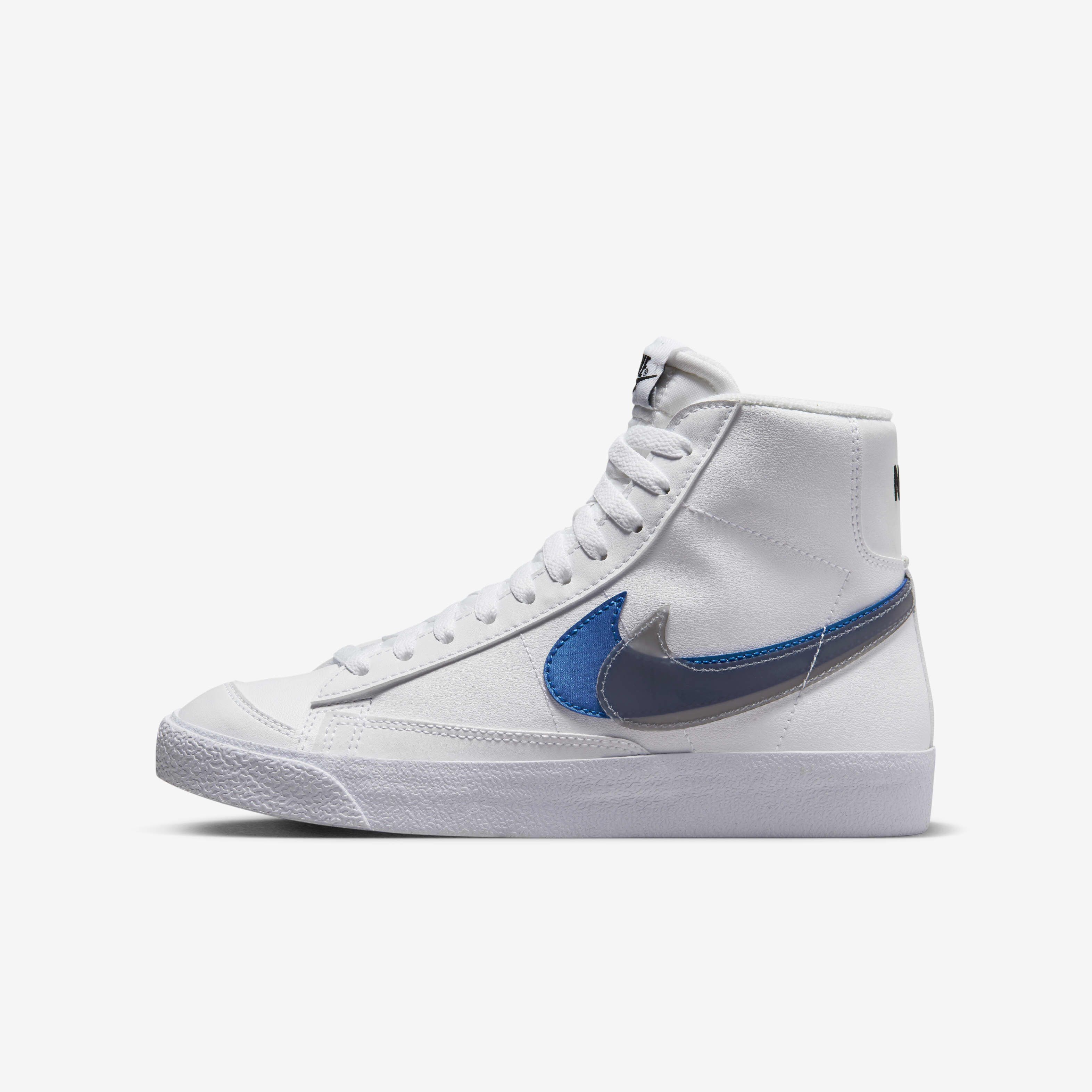 Buy Nike Blazer Mid Next Nature Older Kids Shoes White Hyper Royal Summit White Black Nike Kuwait Official