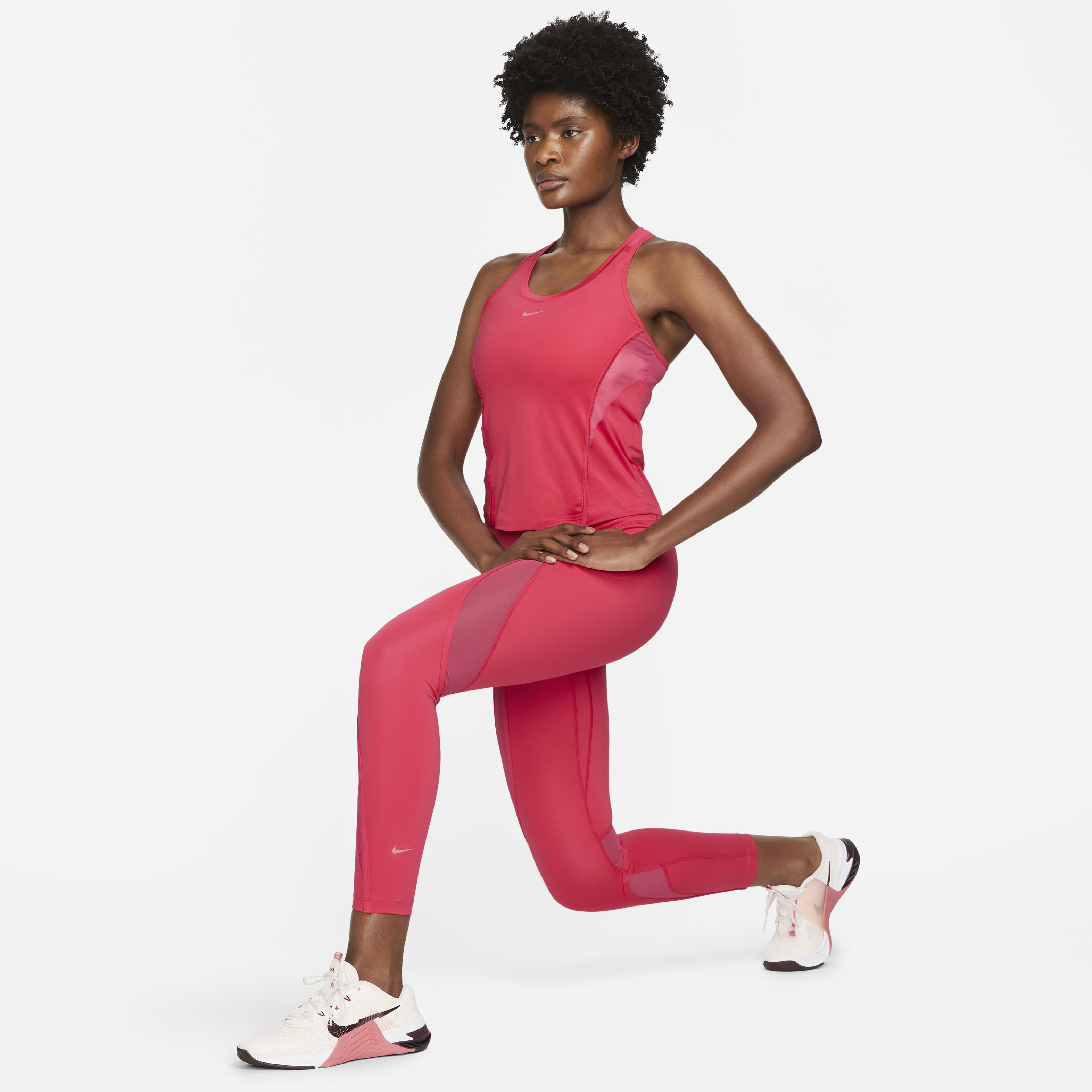 Buy Nike One Women s High Waisted 7 8 Mesh Panelled Leggings Nike Kuwait Official