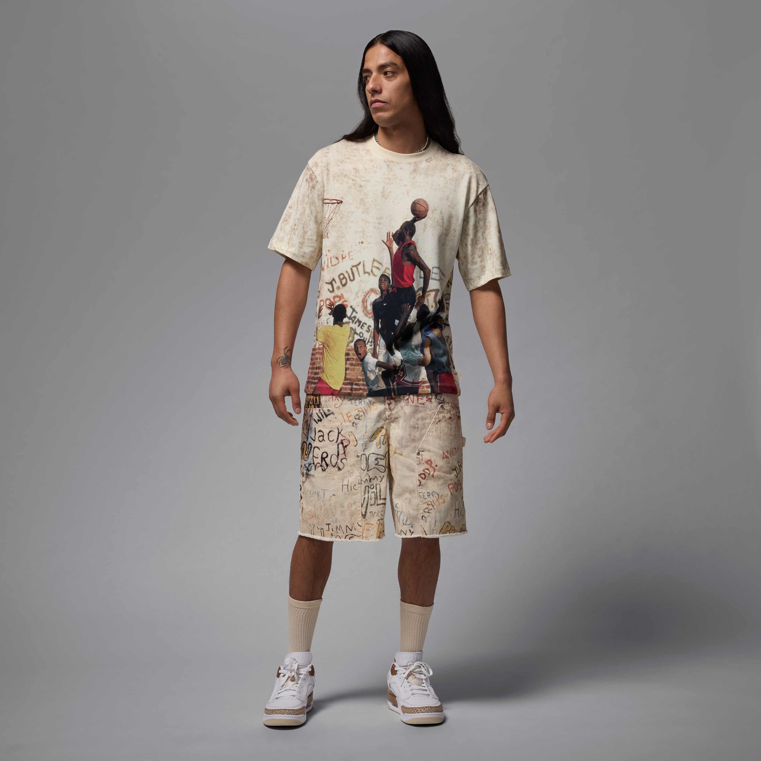 Buy Air Jordan 85 Men's Graphic T-Shirt - Sail/Legend Light