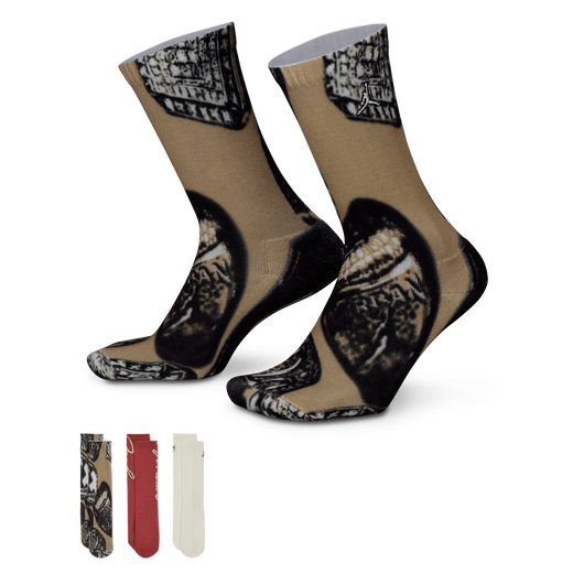 Kids Socks Sale-JRDN, Jordan, Big Kids' MVP Rings Crew Socks (3 Pairs)