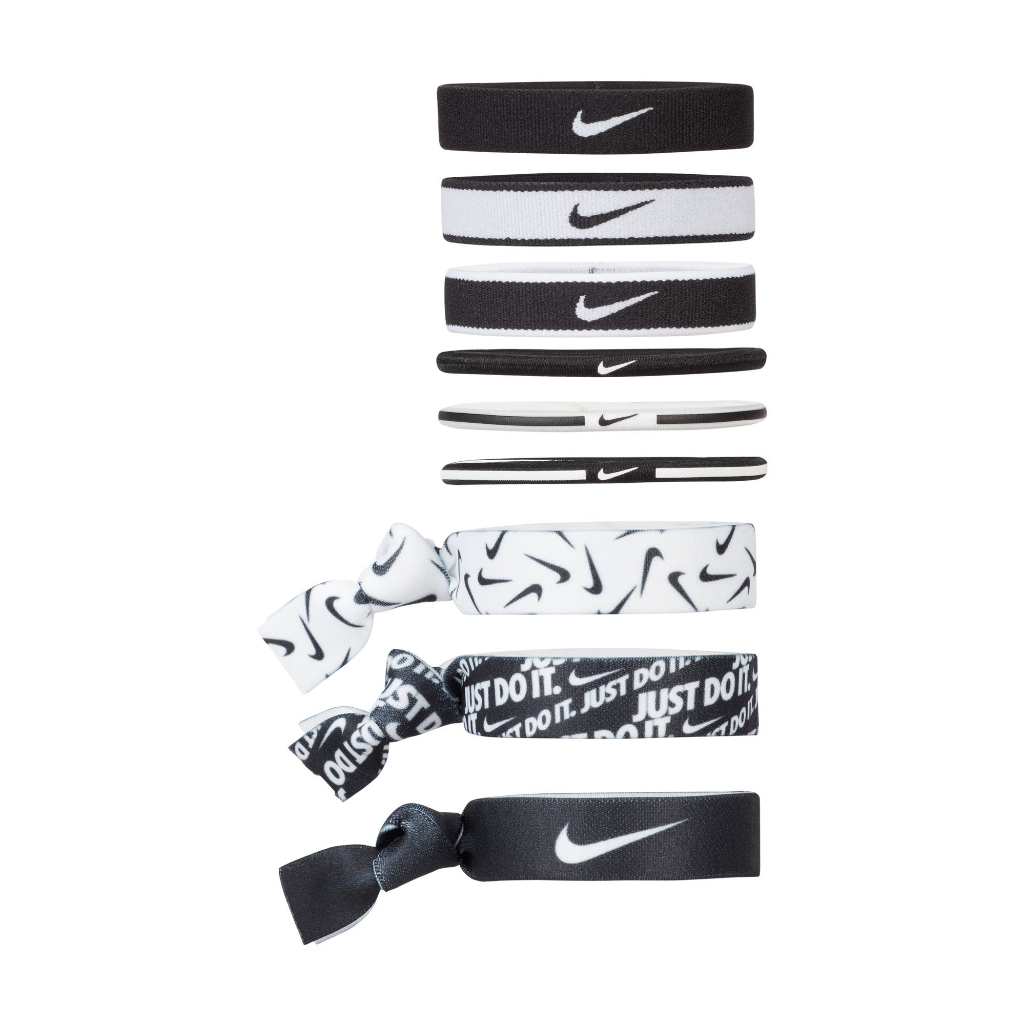 Buy Nike Mixed Width Ponytail Holders 9 Pack Nike Kuwait Official