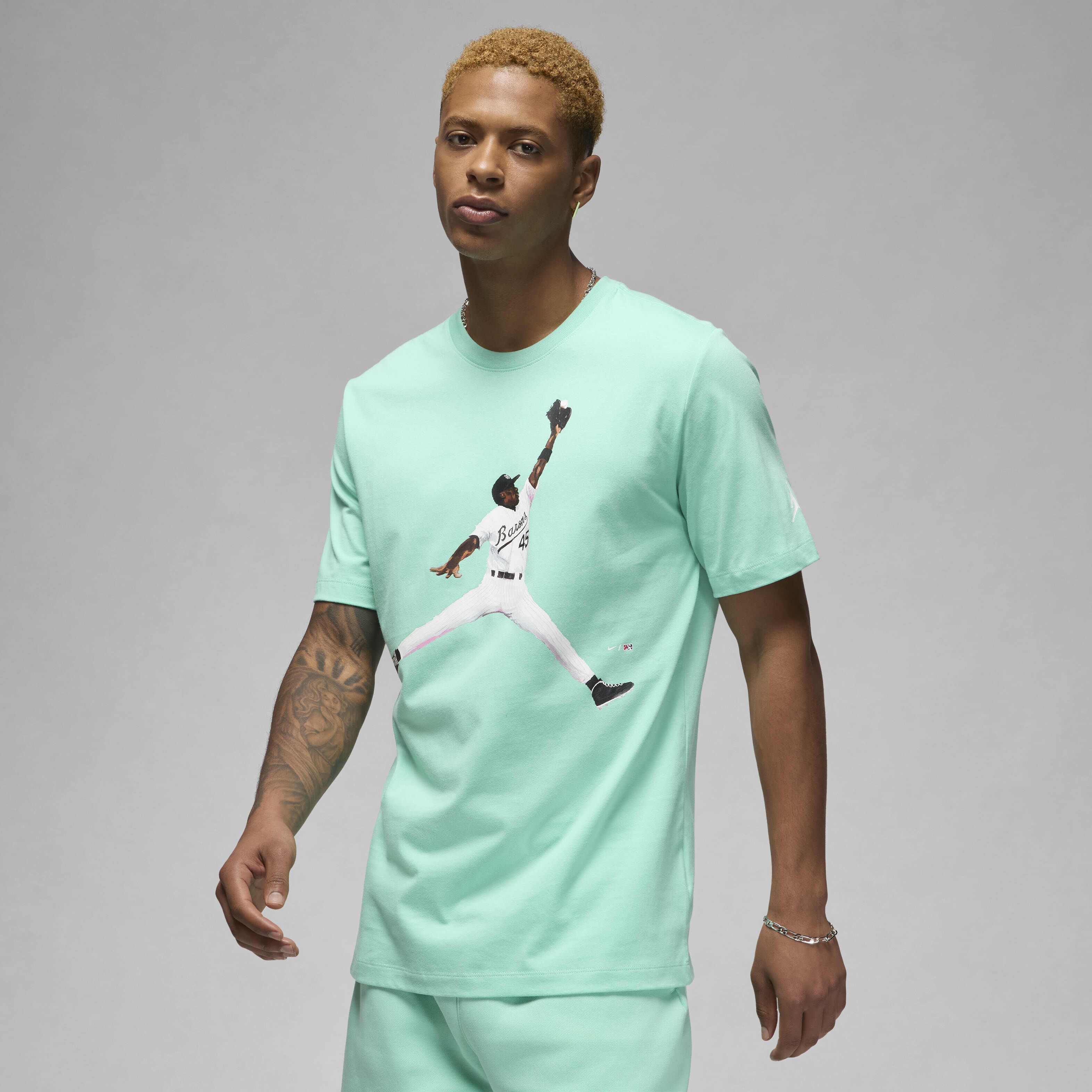 Buy Jordan Flight MVP Men's T-Shirt - Emerald Rise/White