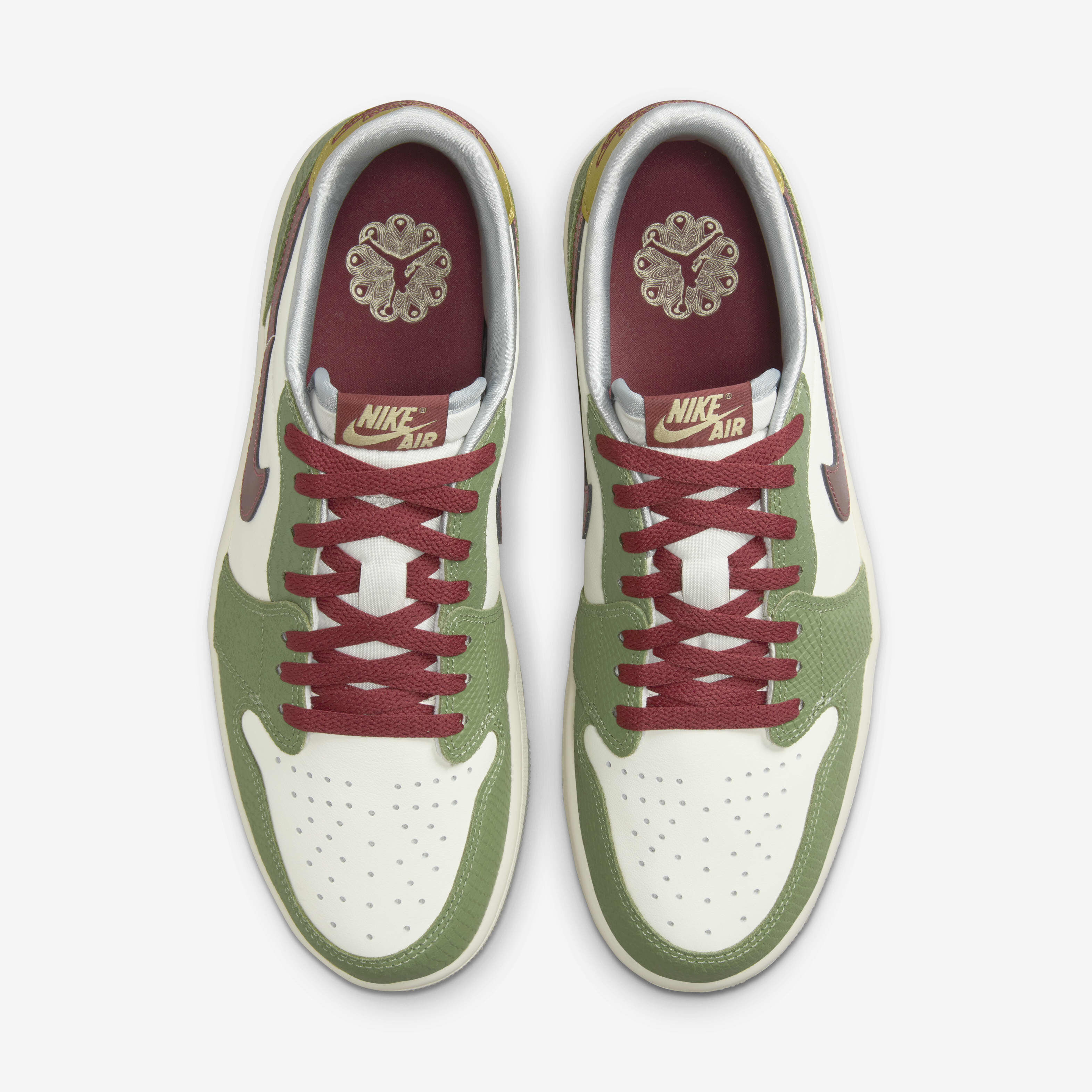 Buy Air Jordan 1 Retro Low OG Lunar New Year Men's Shoes - Sail/Oil  Green/Light Pumice/Cedar | Nike Kuwait Official