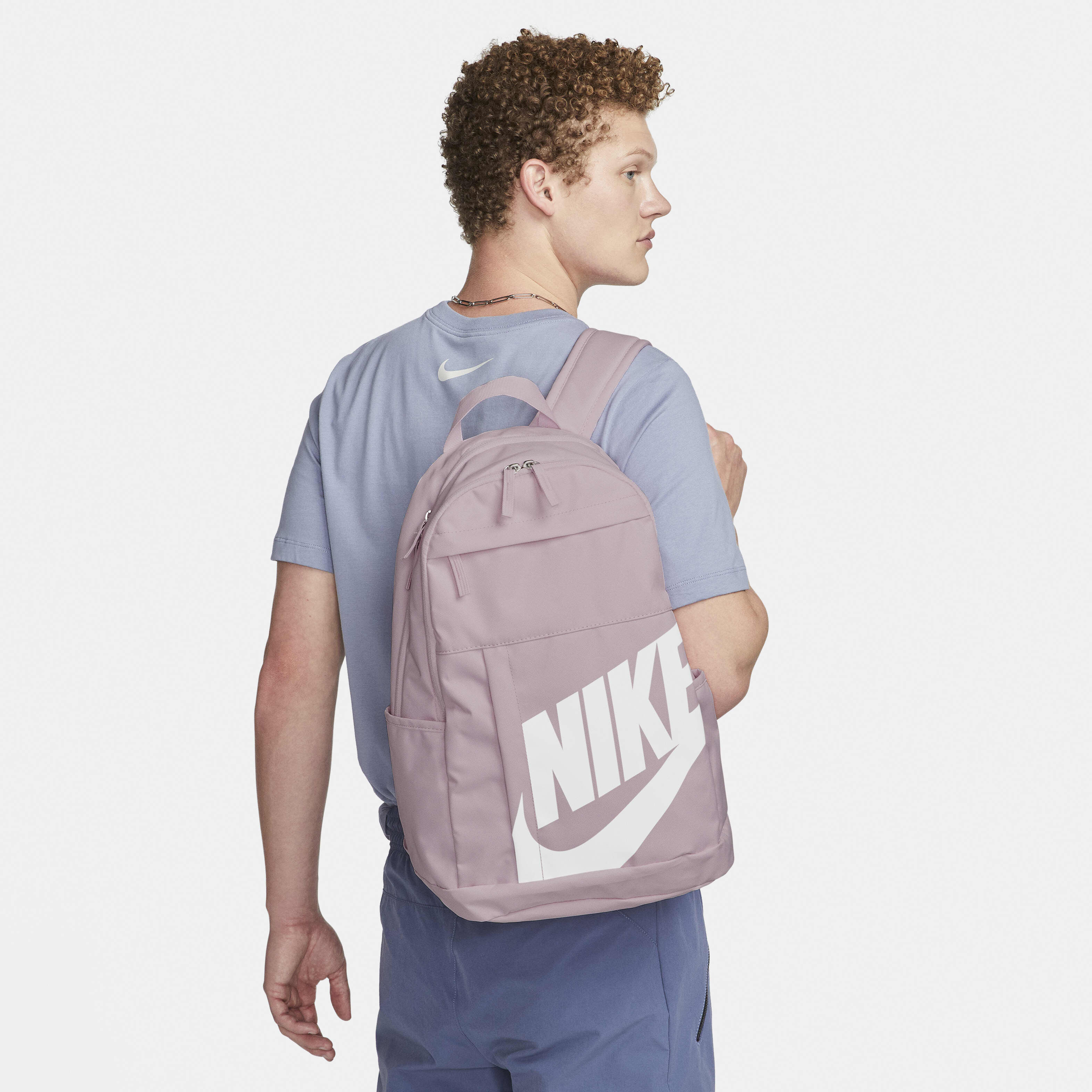 dark pink nike backpack
