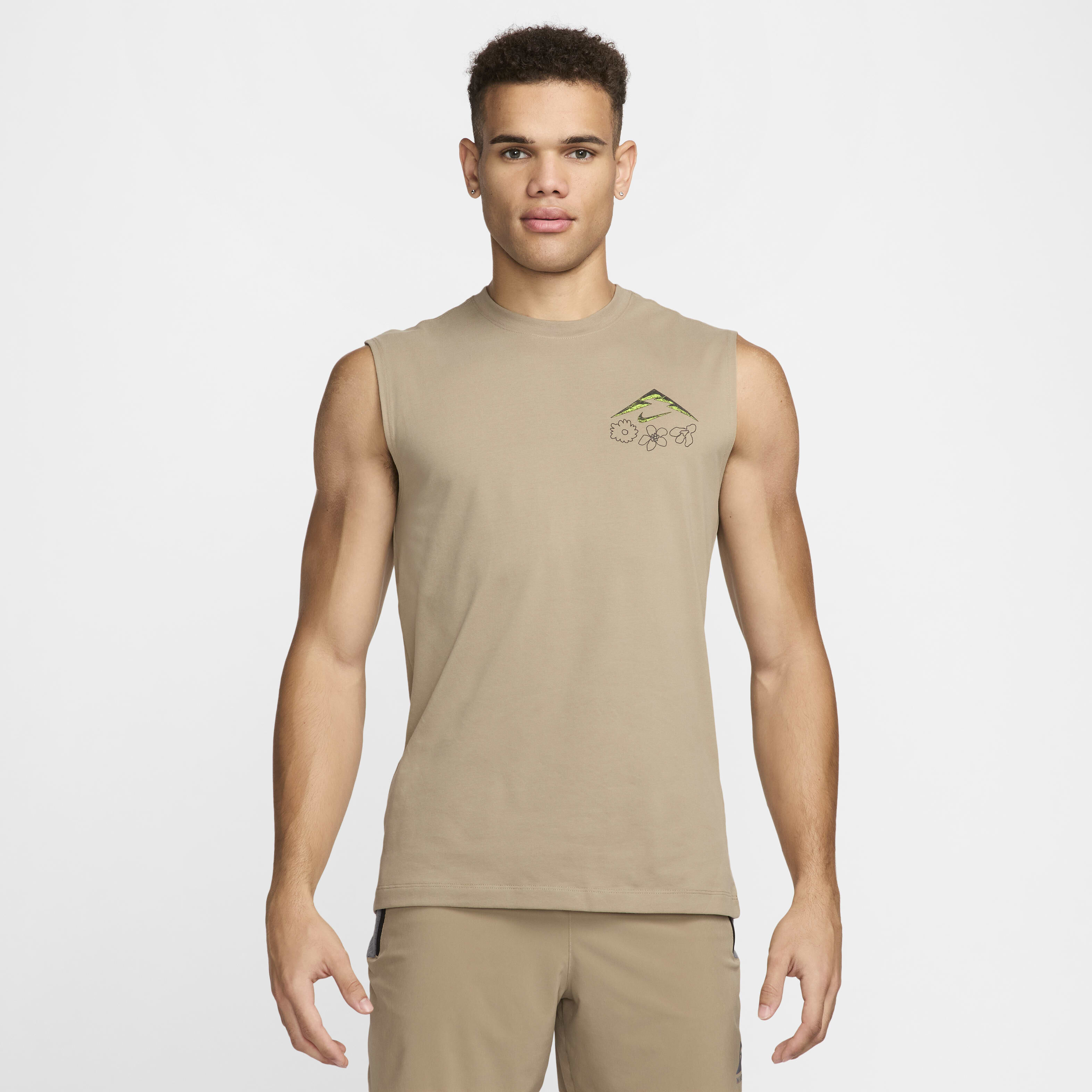 Buy Nike Men s Dri FIT Sleeveless Running T Shirt Nike Kuwait Official