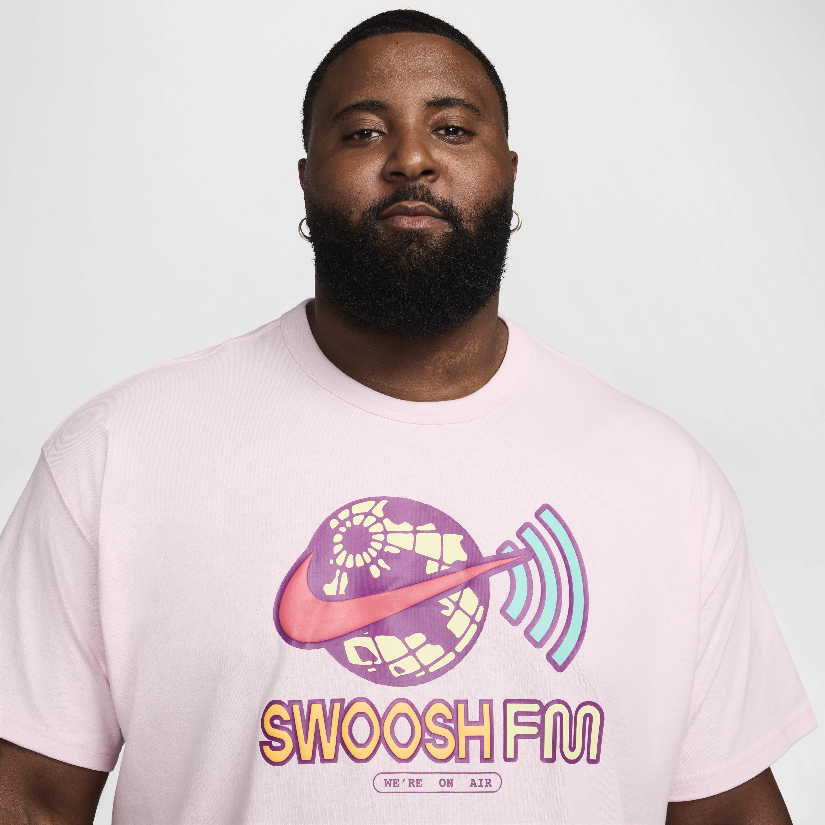 ★★Nike★★ Sportswear Max90 T-shirt M Pink Foam HJ0585663 Nike Mens Sportswear Max90 Tee - Pink Foam - Denim Exchange