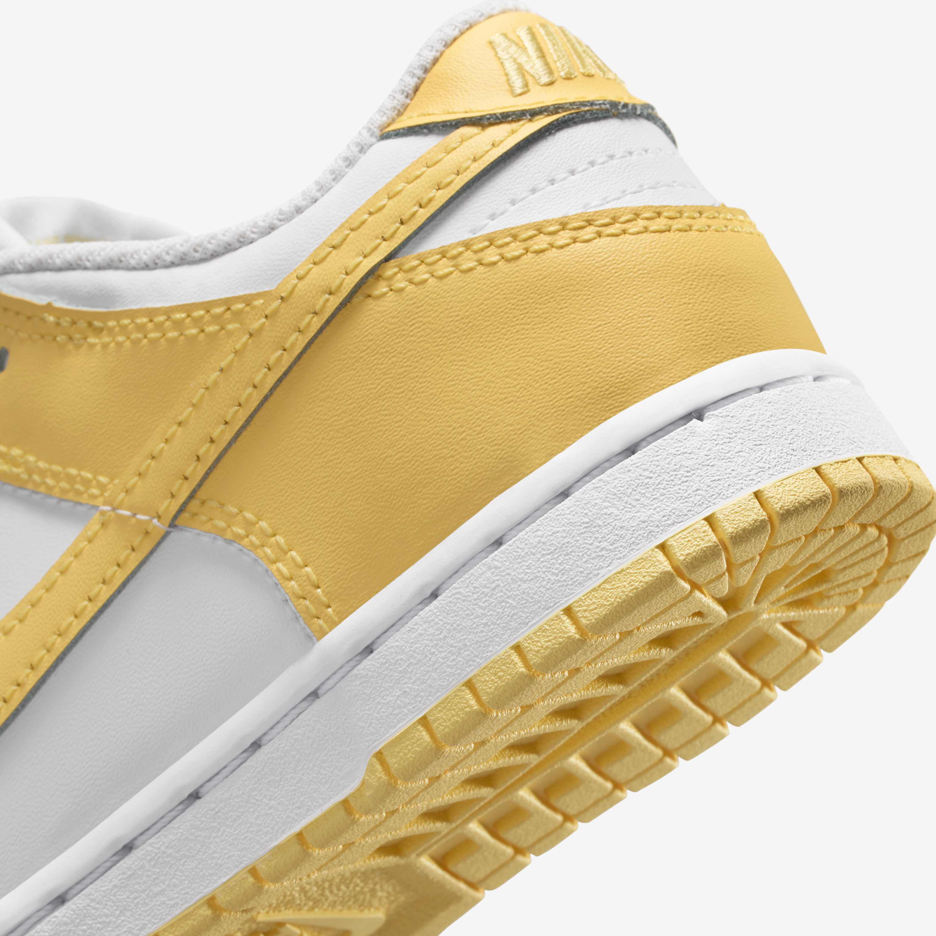 Buy Nike Dunk Low Younger Kids' Shoes White/White/White/Soft