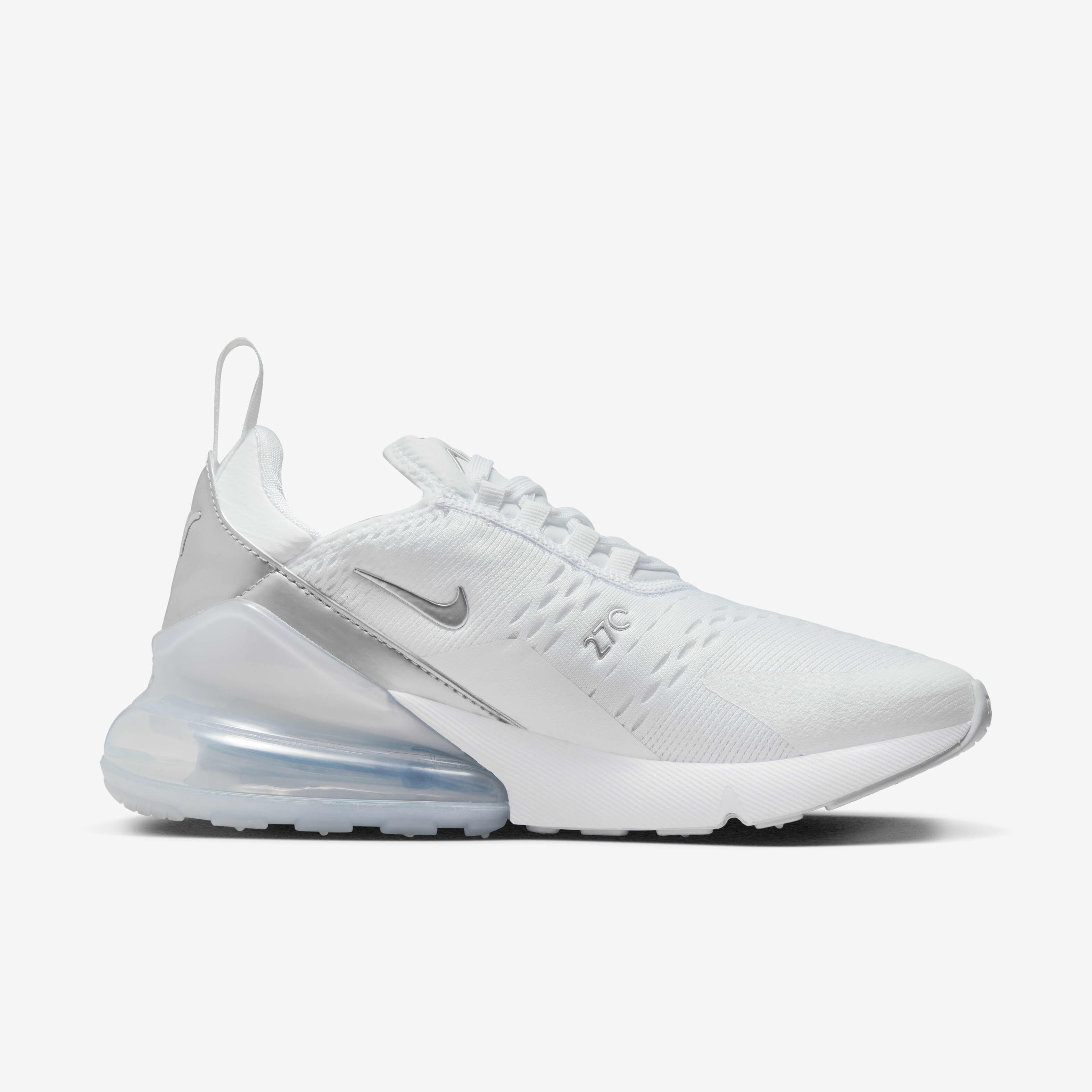 nike air max 270 all white women's