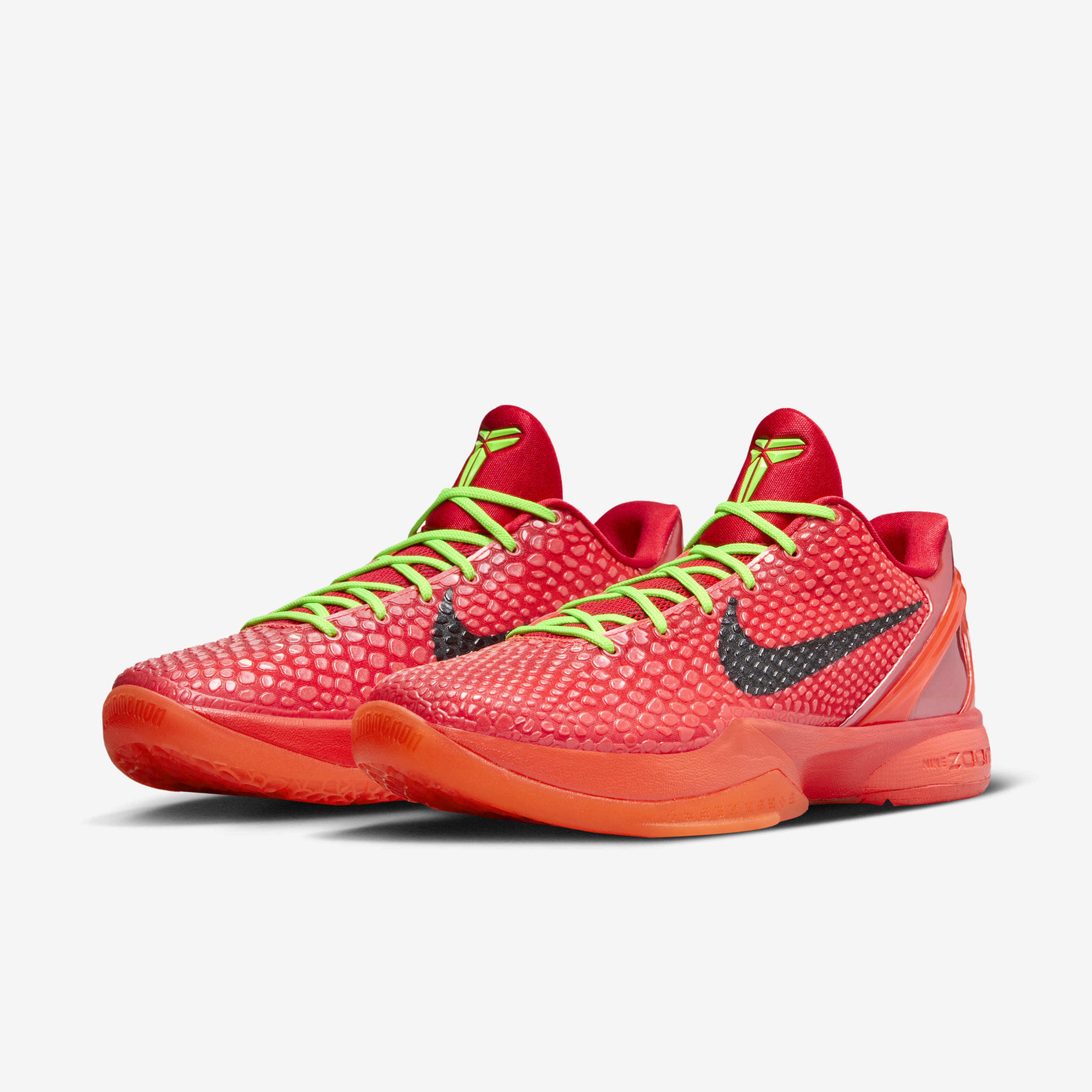 Buy Kobe 6 Protro Basketball Shoes Bright Crimson Electric Green Black Nike Kuwait Official