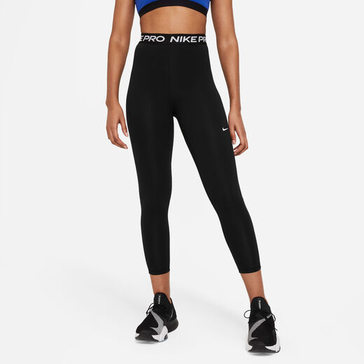 Yoga Shorts-Nike, Nike Pro 365, Women's High-Waisted 7/8 Mesh Panel Leggings