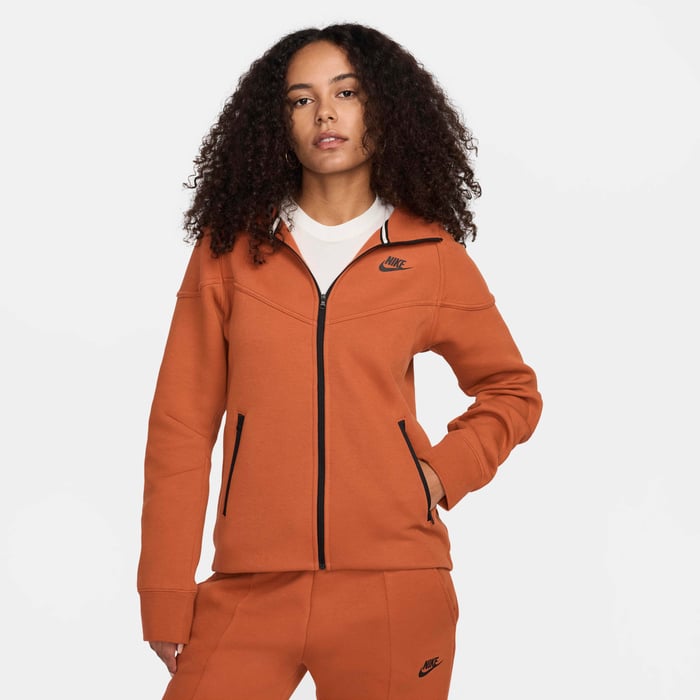 Nike Tech Fleece Hoodie Orange Nike Tech Fleece Hoodie Orange
