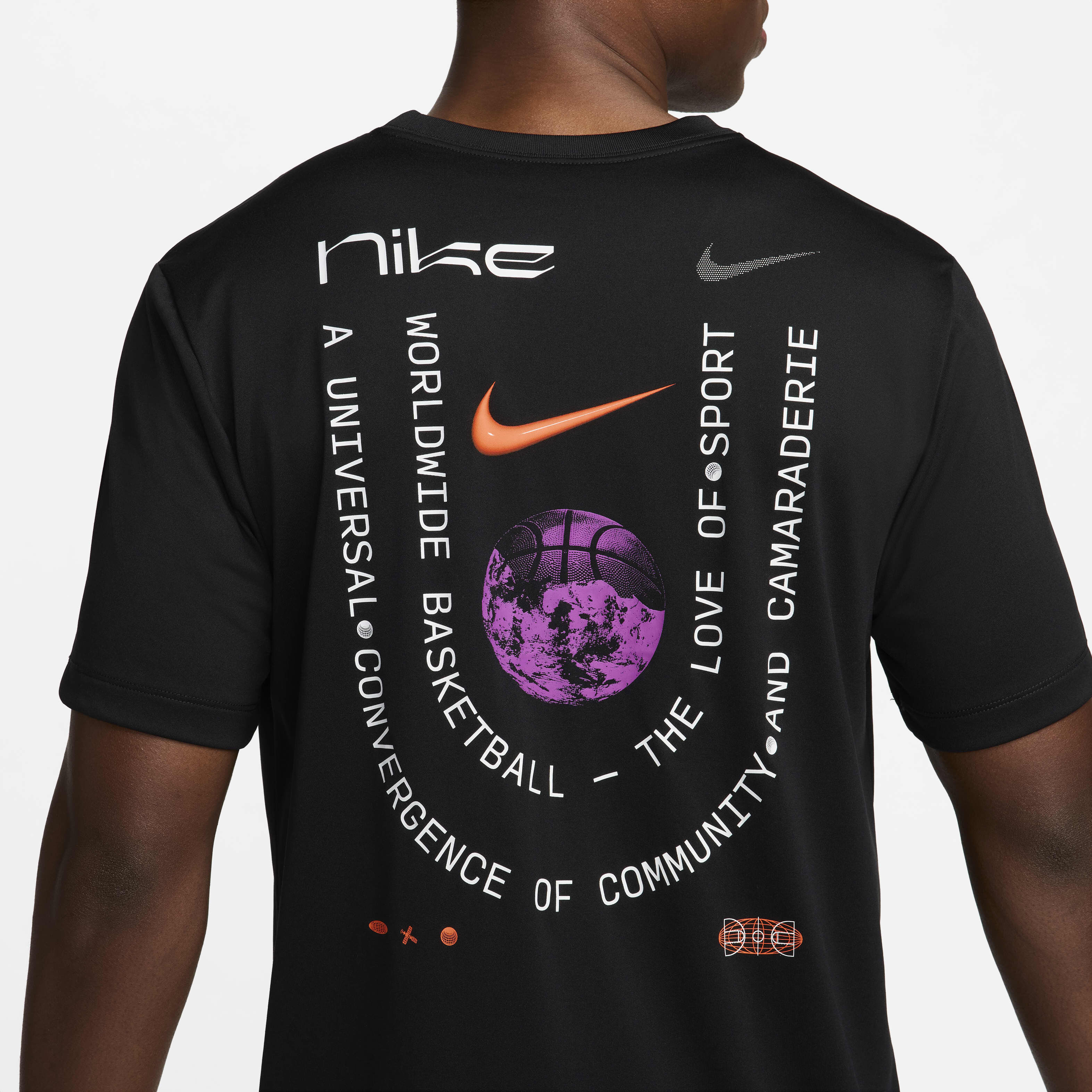 Buy Nike Men's Dri-FIT Basketball T-Shirt Black Nike Kuwait