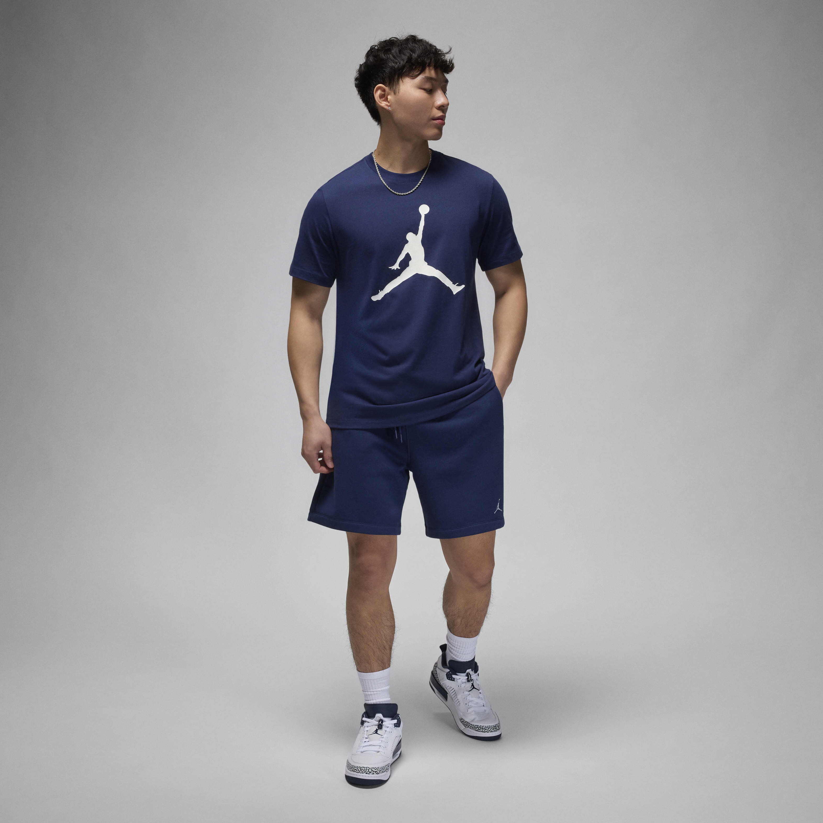 Buy Jordan Jumpman Men's T-Shirt - Midnight Navy/White