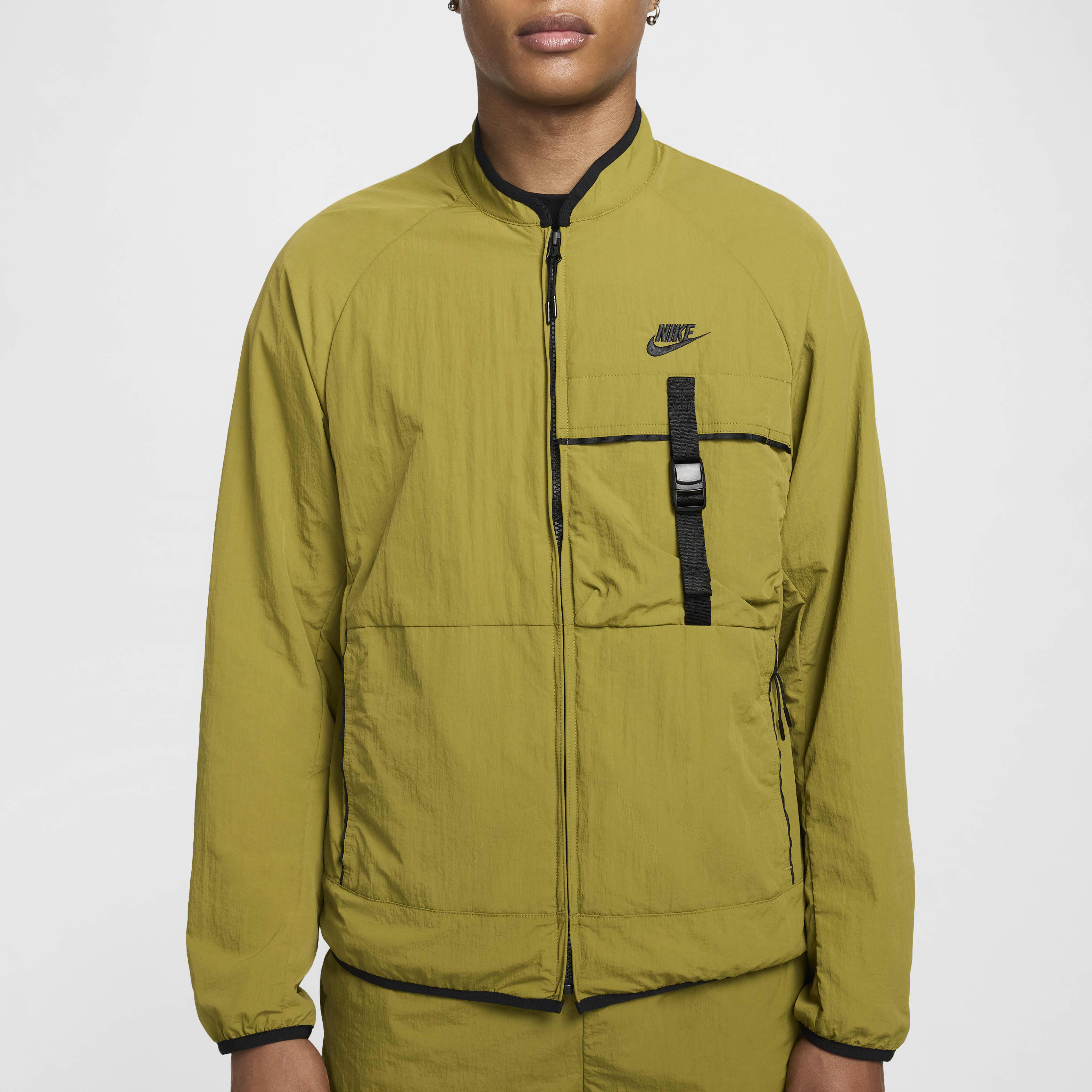 Nike woven jacket yellow clearance