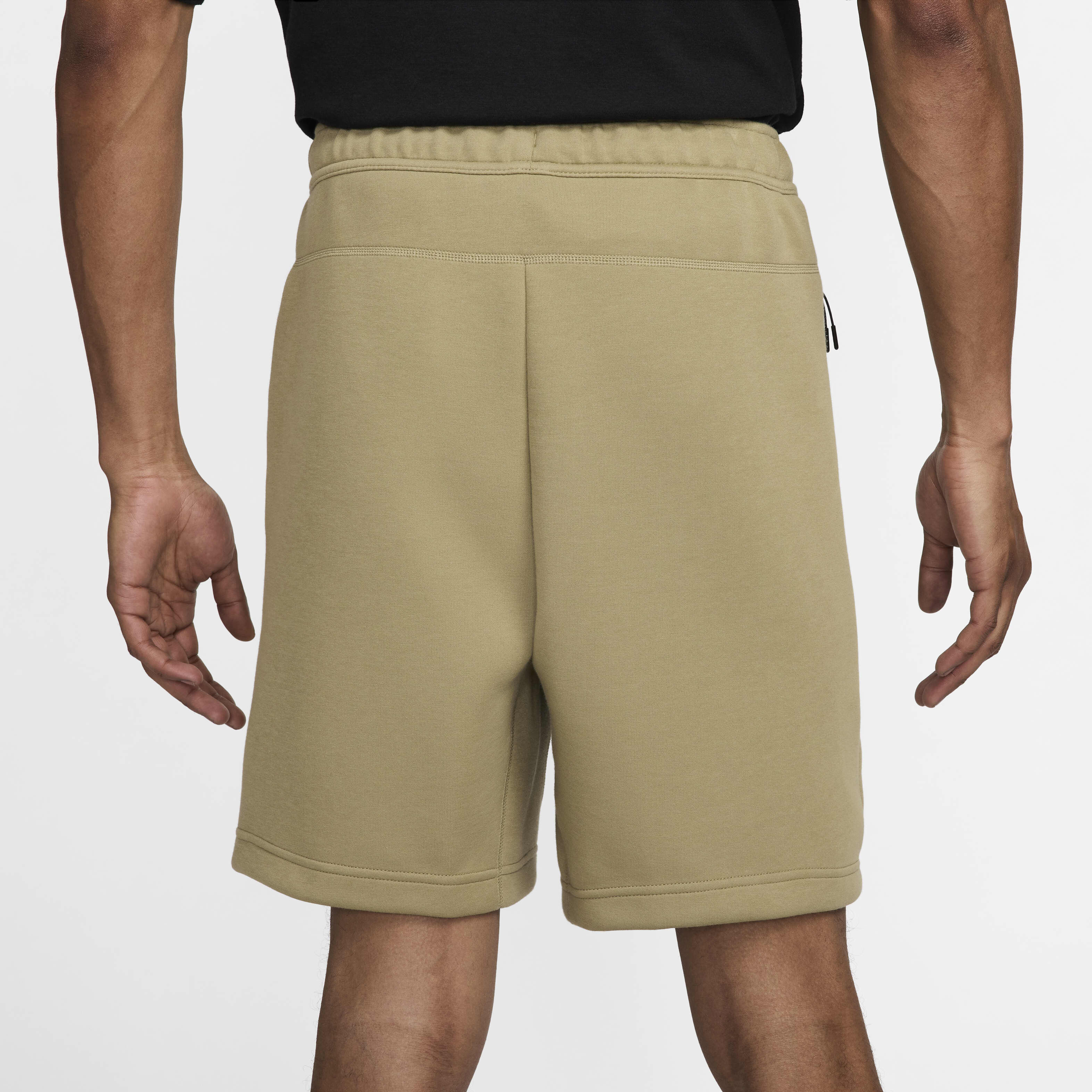 Buy Nike Sportswear Tech Fleece Men s Shorts Neutral Olive Black Nike Kuwait Official