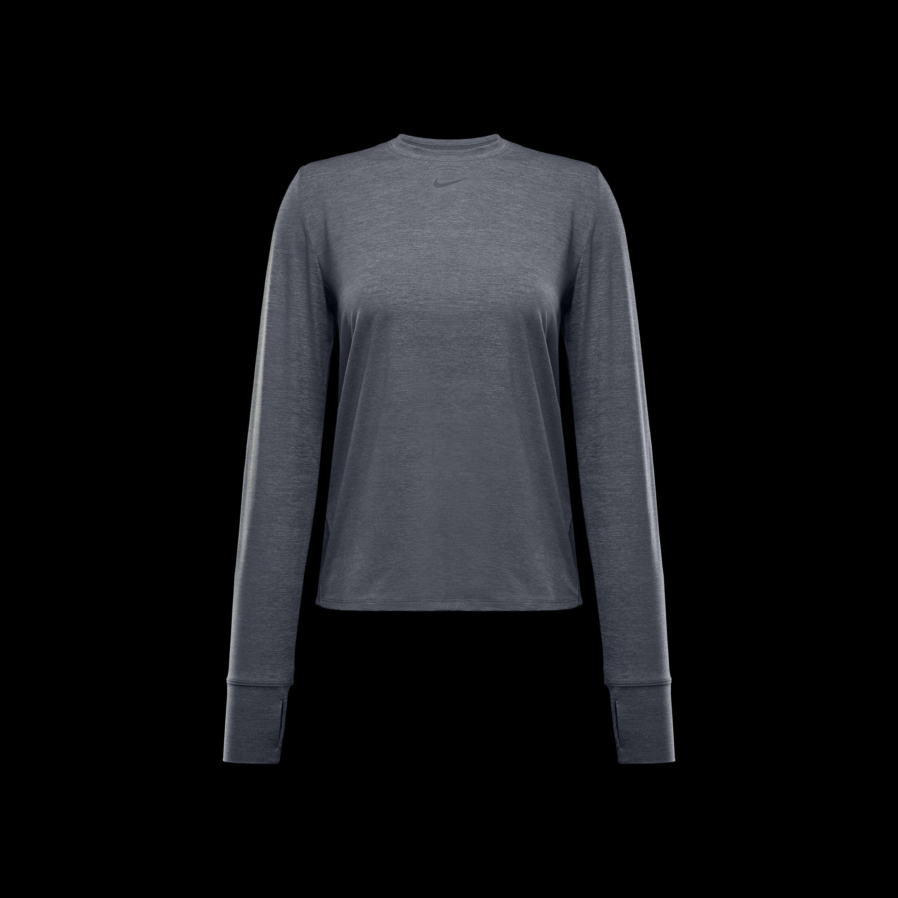 Nike grey long sleeve women's clearance