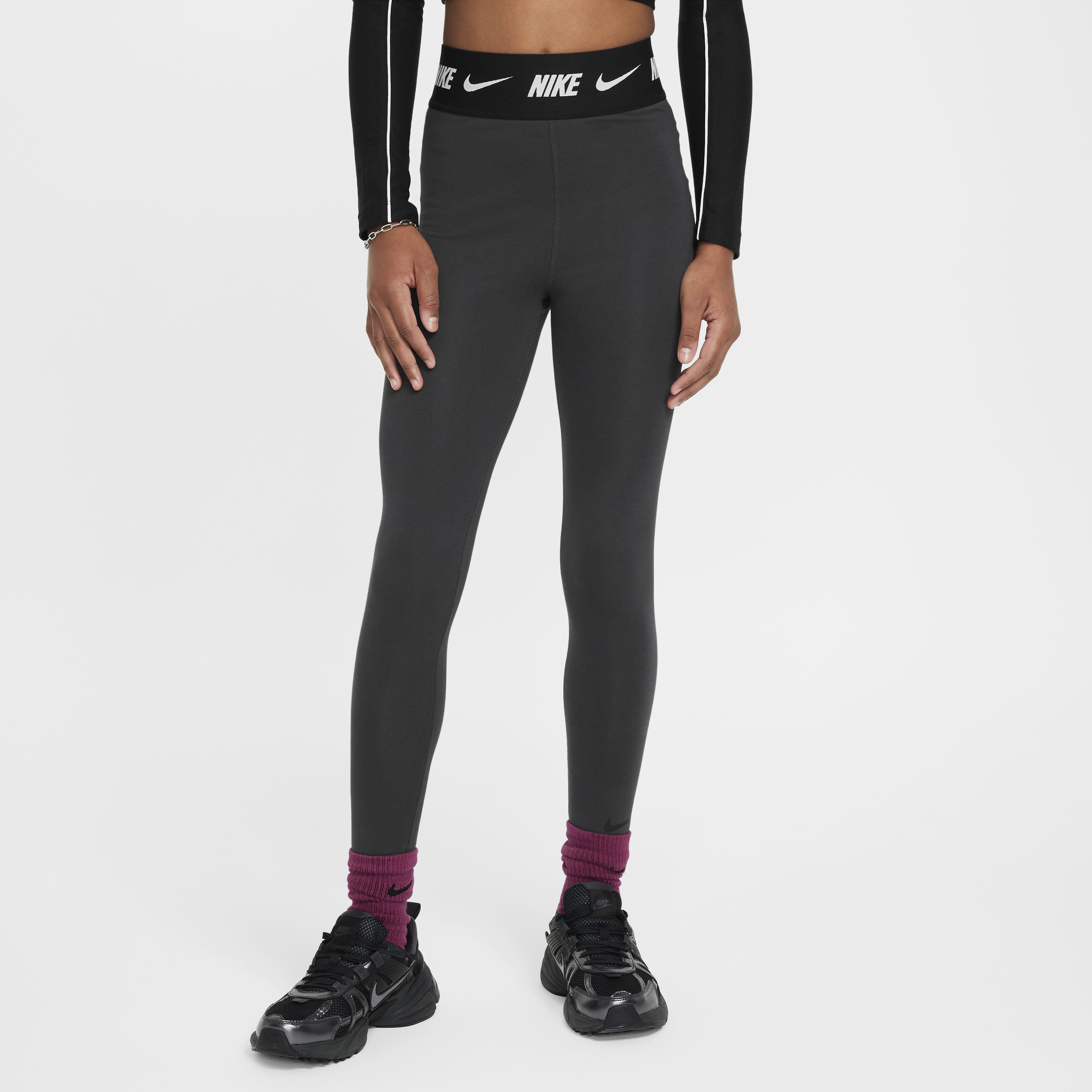 Buy Nike Sportswear Favourites Older Kids Girls High Waisted Leggings Nike Kuwait Official