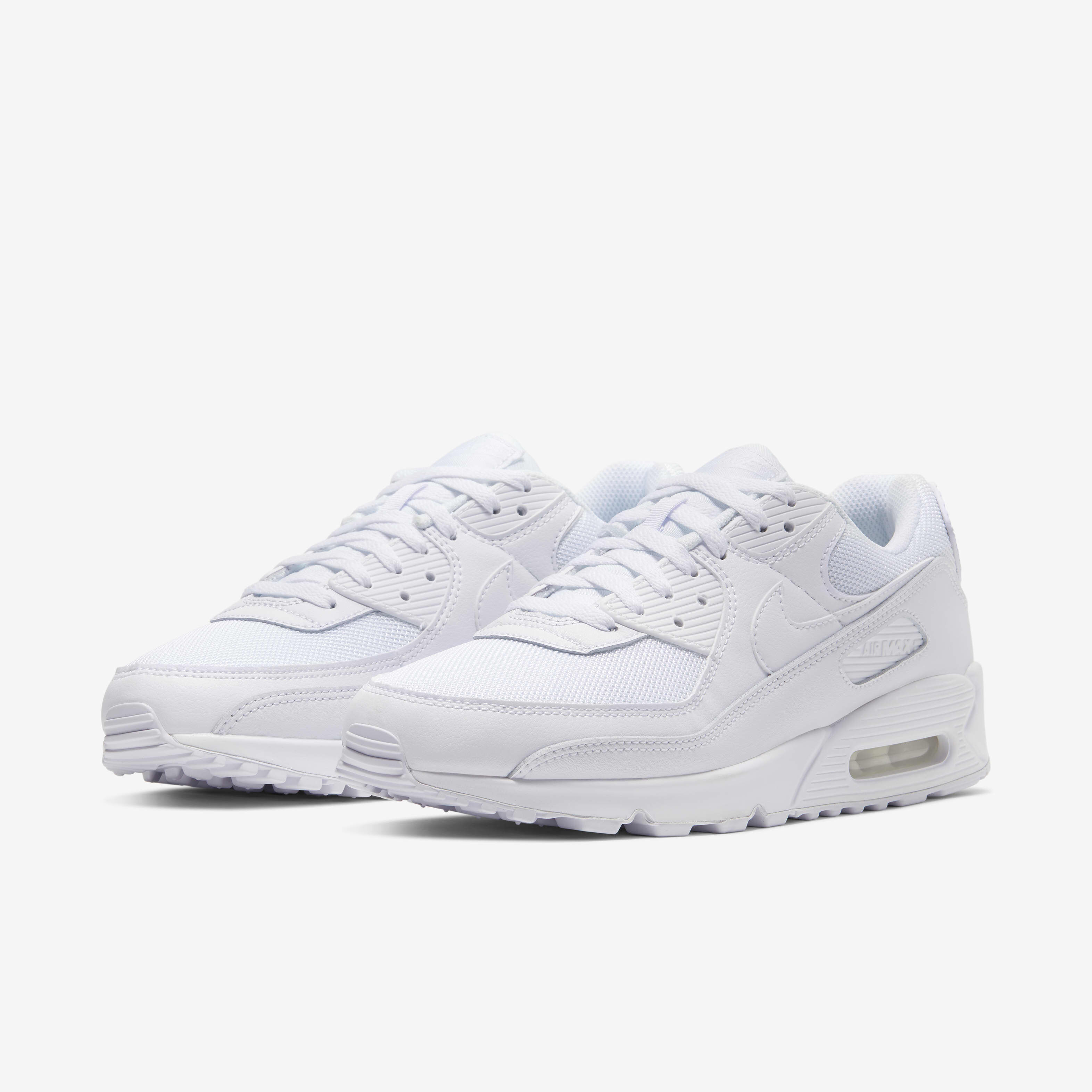 Mens all white air max 9 top