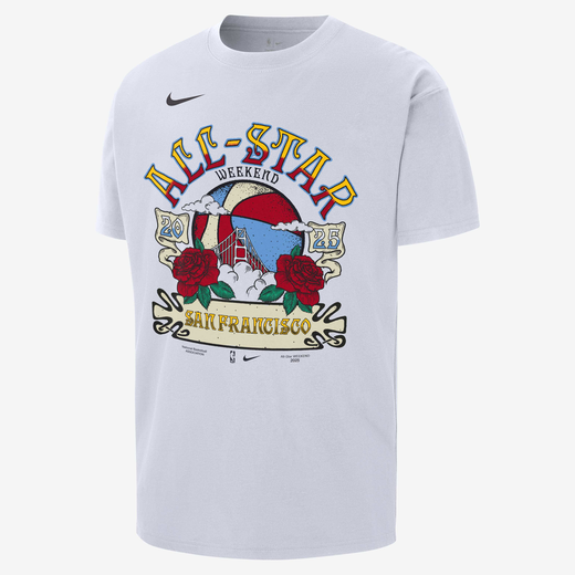 ويكند كل النجوم-نايكي, 2025 أول-ستار ويكند, تيشيرت نايكي ان بي ايه ماكس90 للرجال