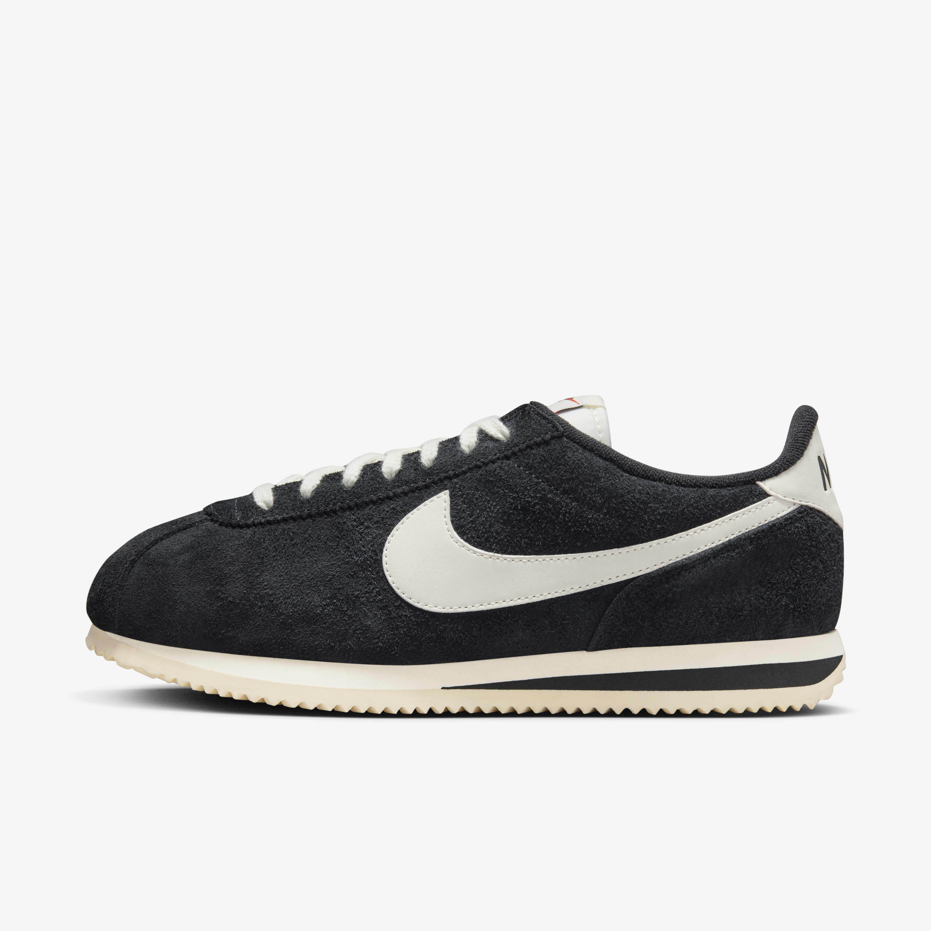 Womens black and white nike cortez clearance