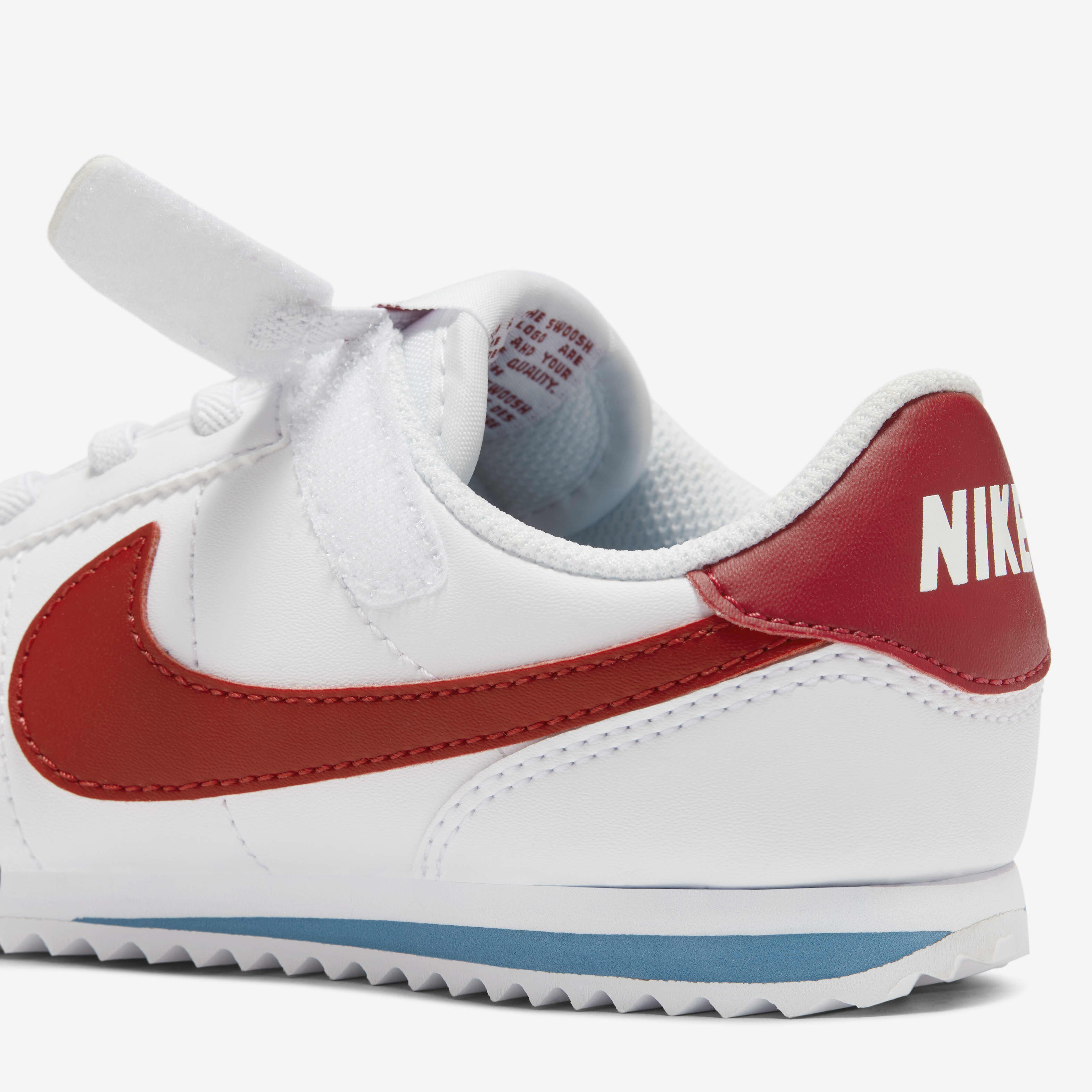 Nike cortez junior white best sale