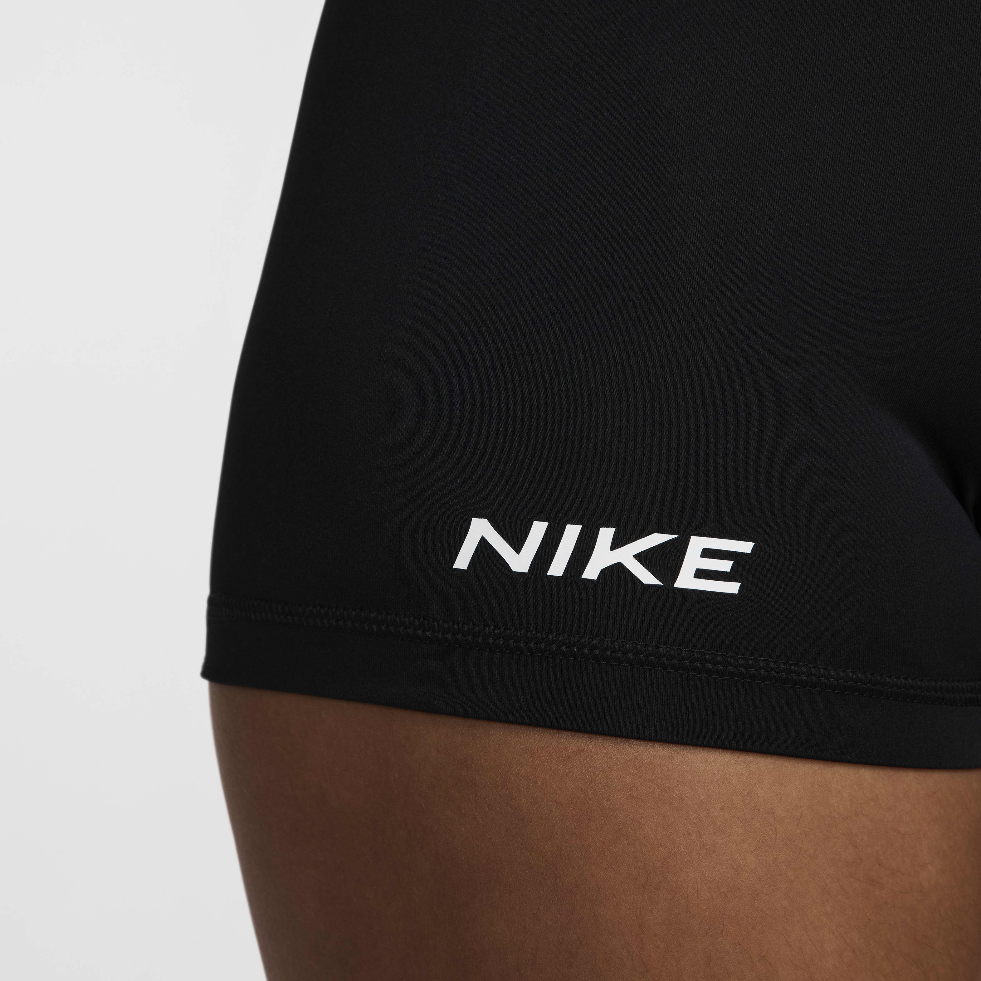 Buy Nike Pro Women s Mid Rise 7.5cm approx. Graphic Biker Shorts Black Iron Grey White White Nike Kuwait Official