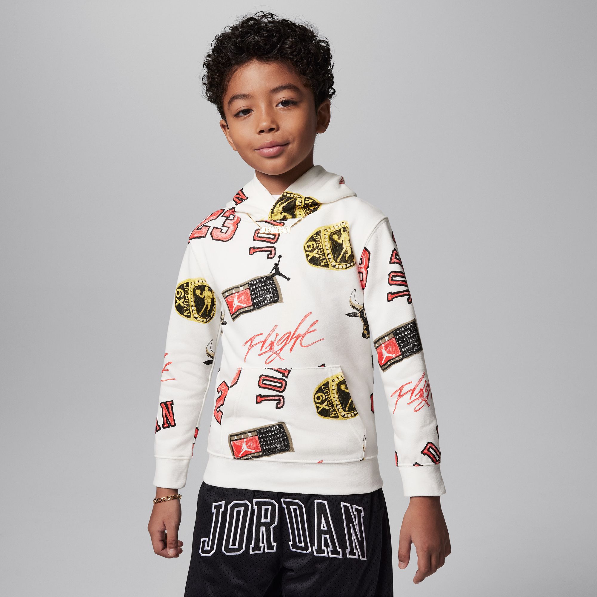 Buy Jordan MJ Essentials Little Kids' Pullover Hoodie - Sail