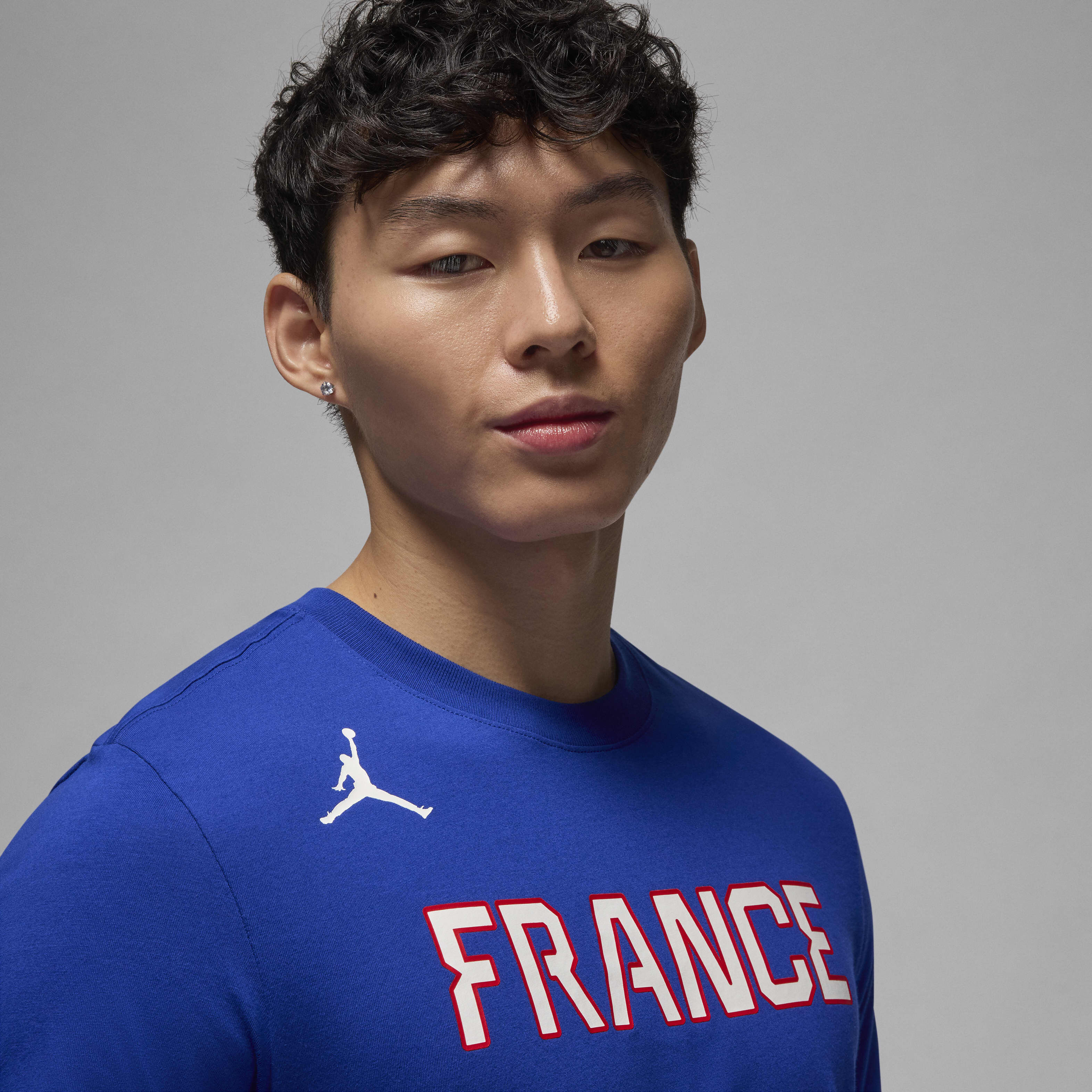 【NIKE】Victor Wembanyama France Nike Basketball T-Shirt San Antonio Spurs Youth Nike 2024 Olympic France Name and