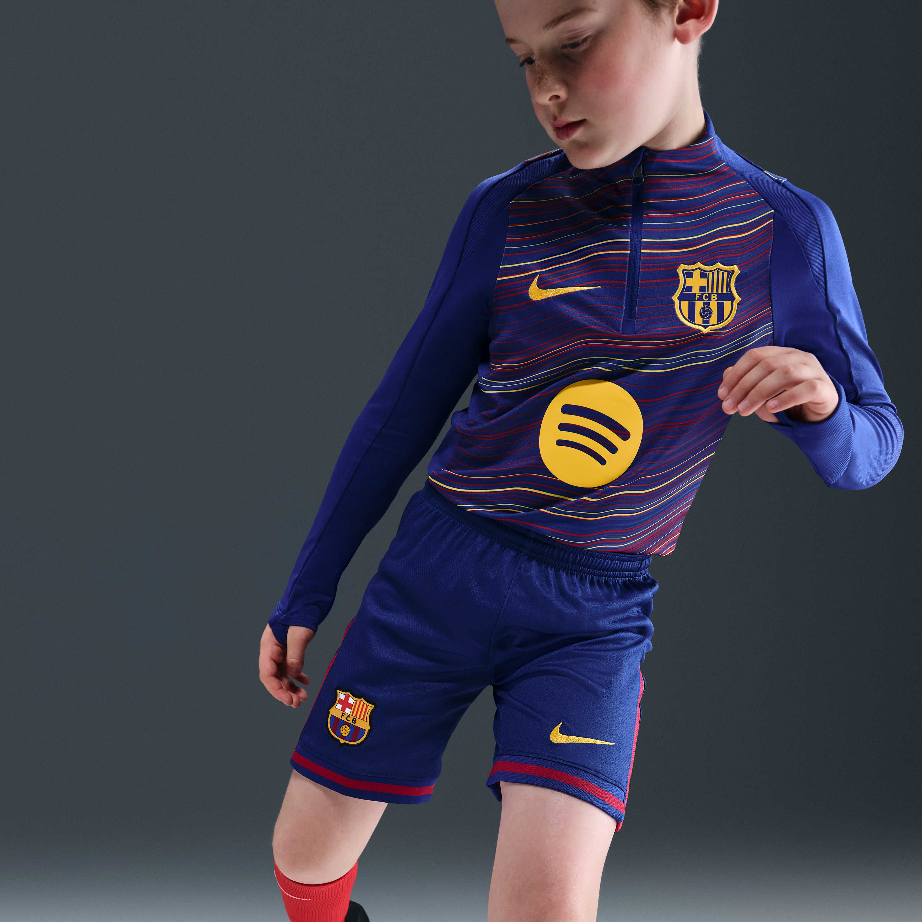 Buy F.C. Barcelona 2025/26 Stadium Home Older Kids' Nike Dri