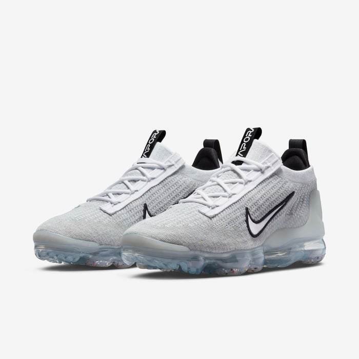 Buy Nike Air VaporMax 2021 FK Men's Shoes White/Black/Metallic