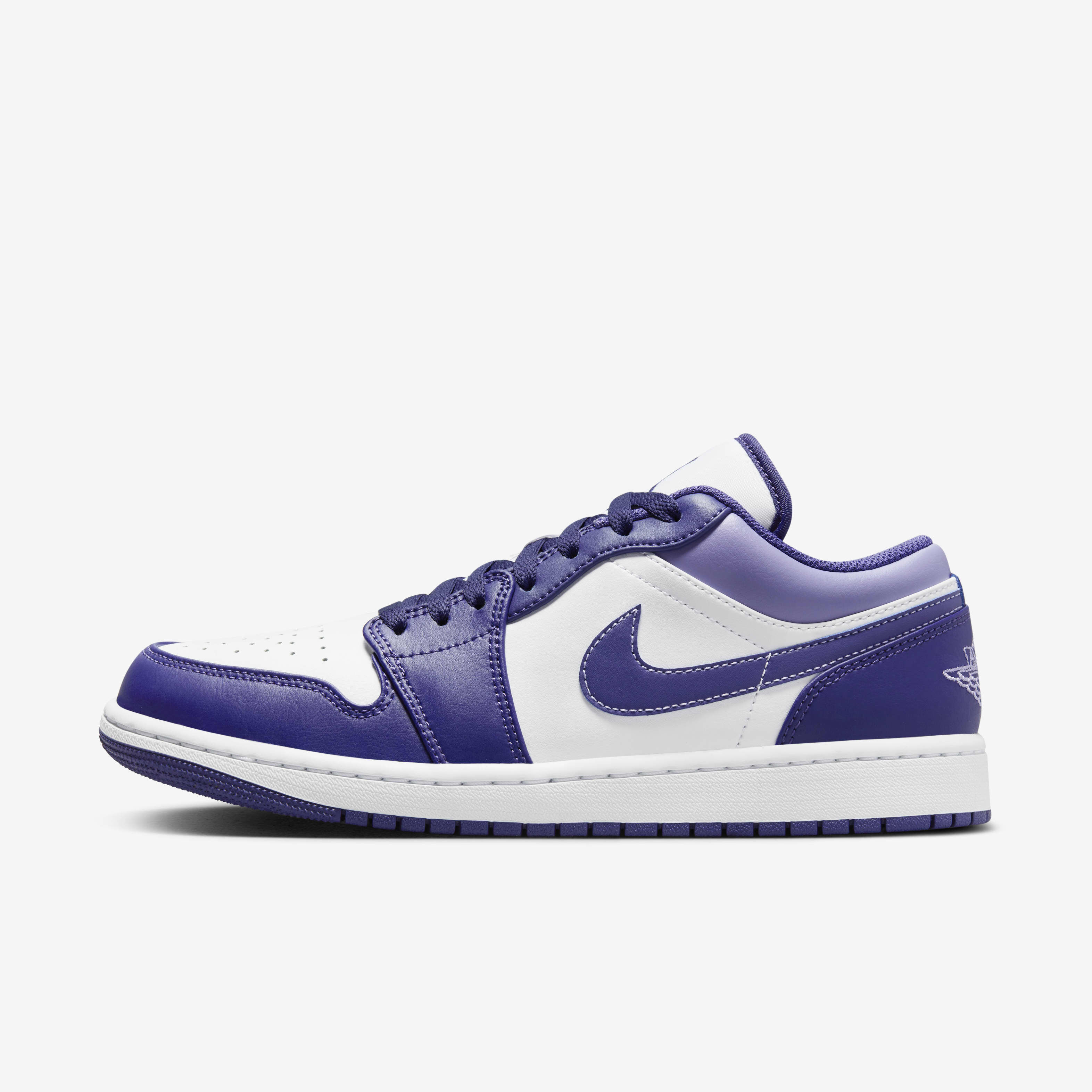 jordan 1 low court purple men's shoe