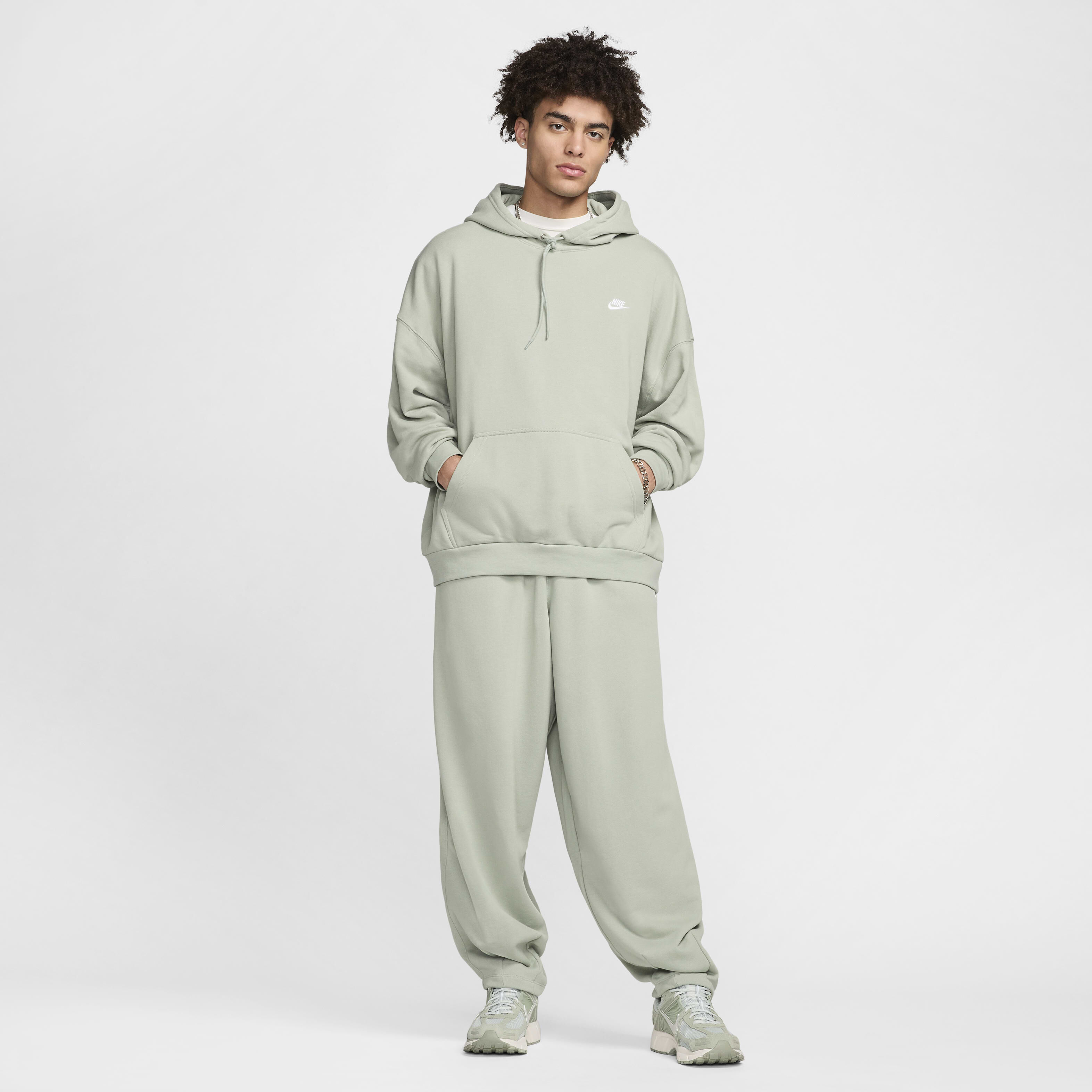 Buy Nike Club Fleece Men s Oversized French Terry Pullover Hoodie Nike Kuwait Official